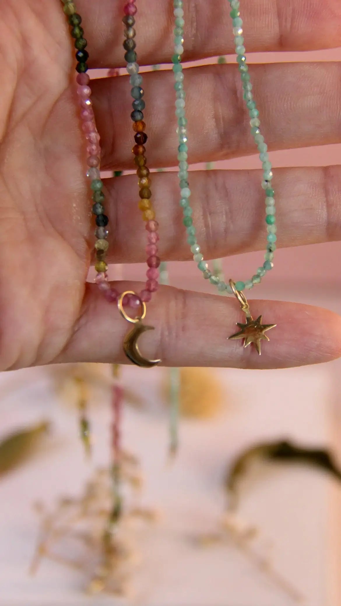 Pingente Lua crescente | Ouro 18k