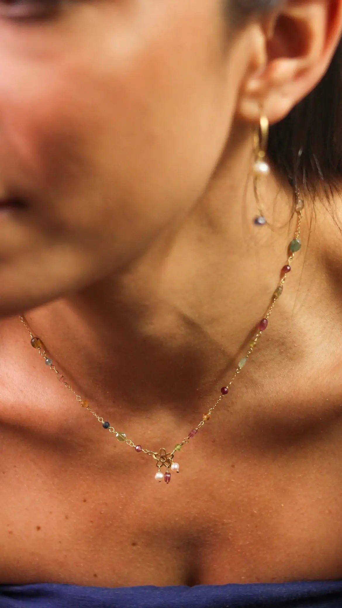 Colar Duda | Turmalinas Ouro 18k