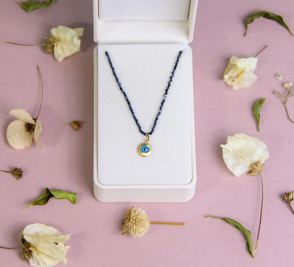 Colar de Safira em Ouro 18k