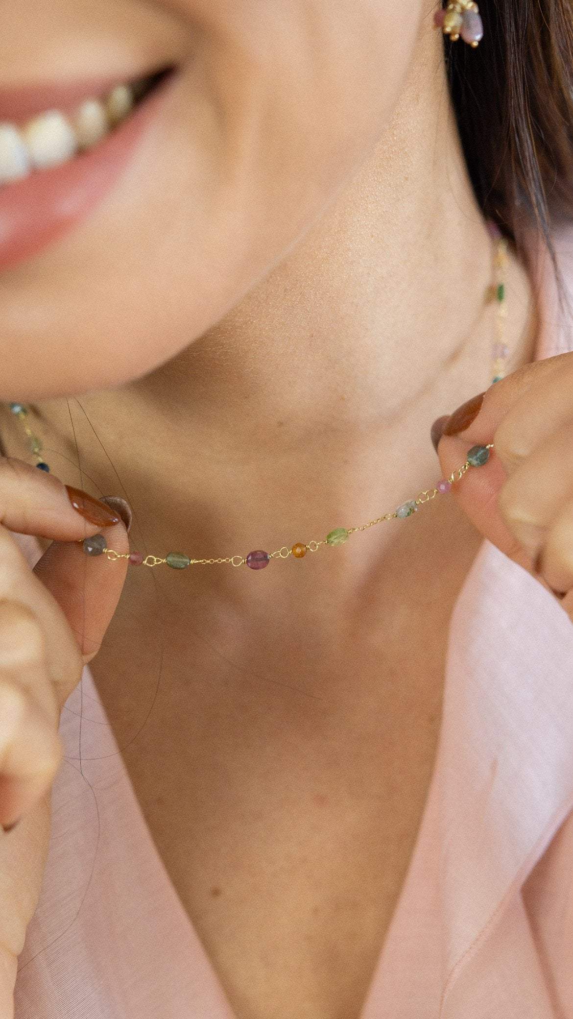 Colar Duda | Turmalinas Ouro 18k