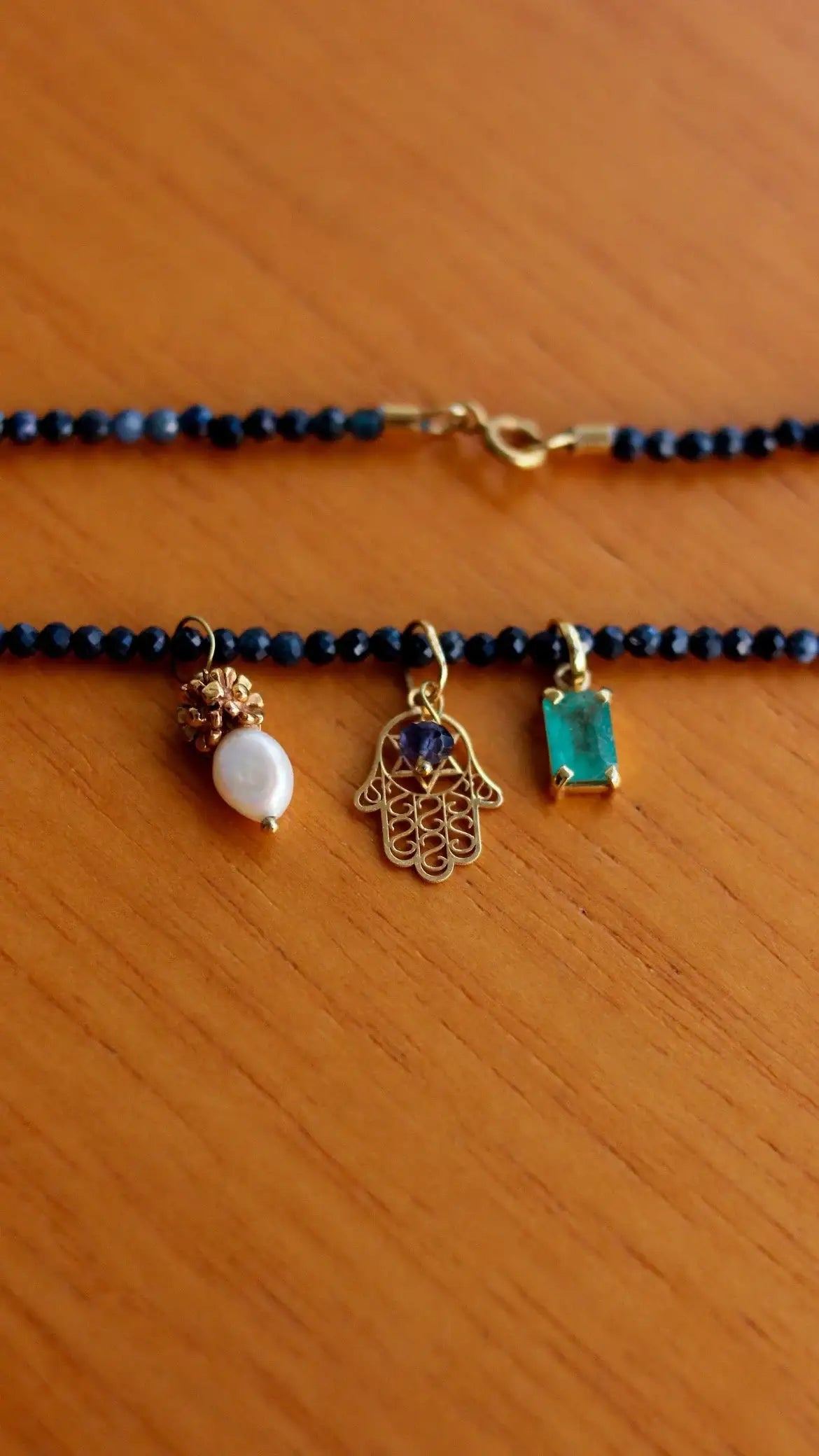 Colar de Safira em Ouro 18k