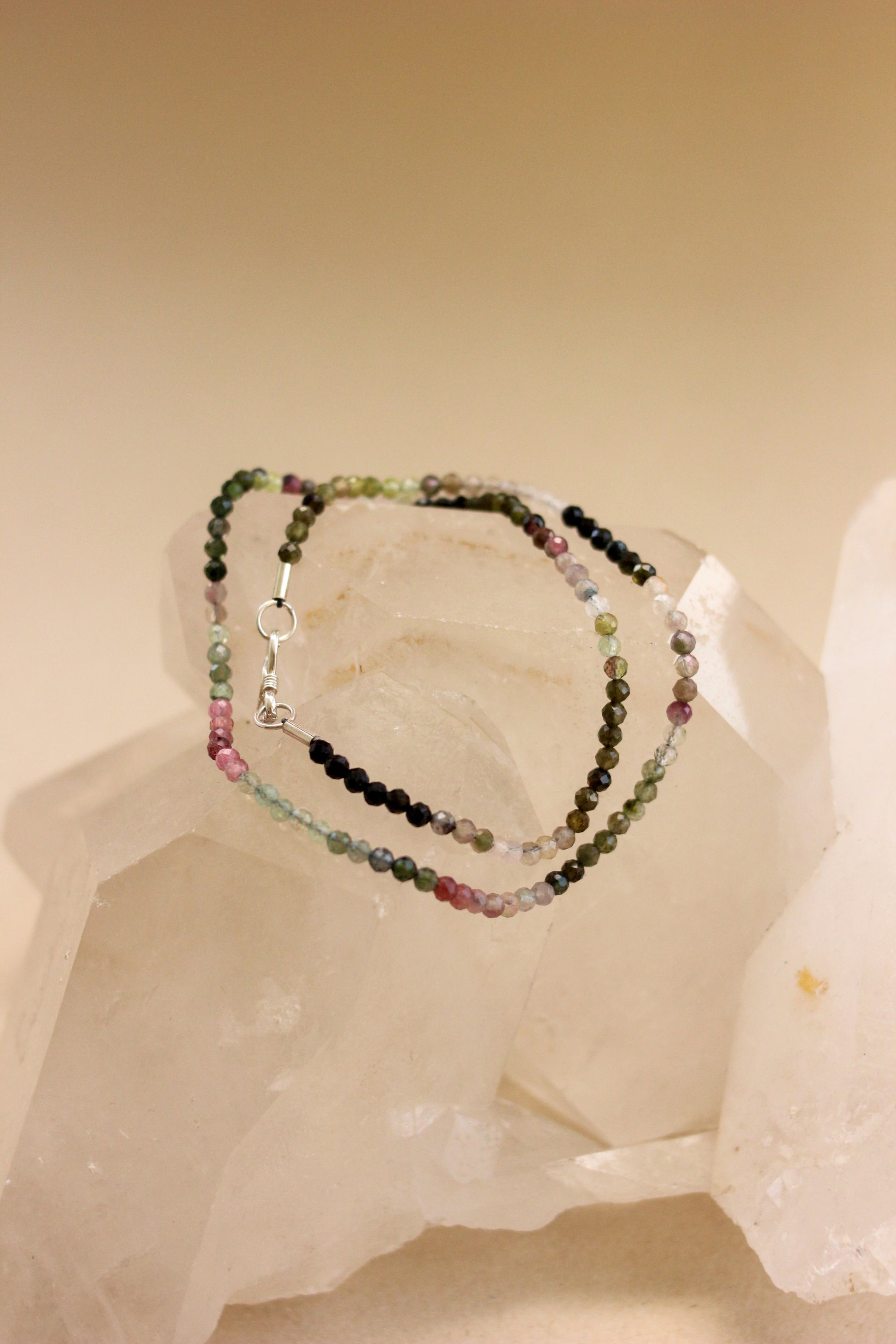 Colar Cleo | Turmalinas | Linha Prata