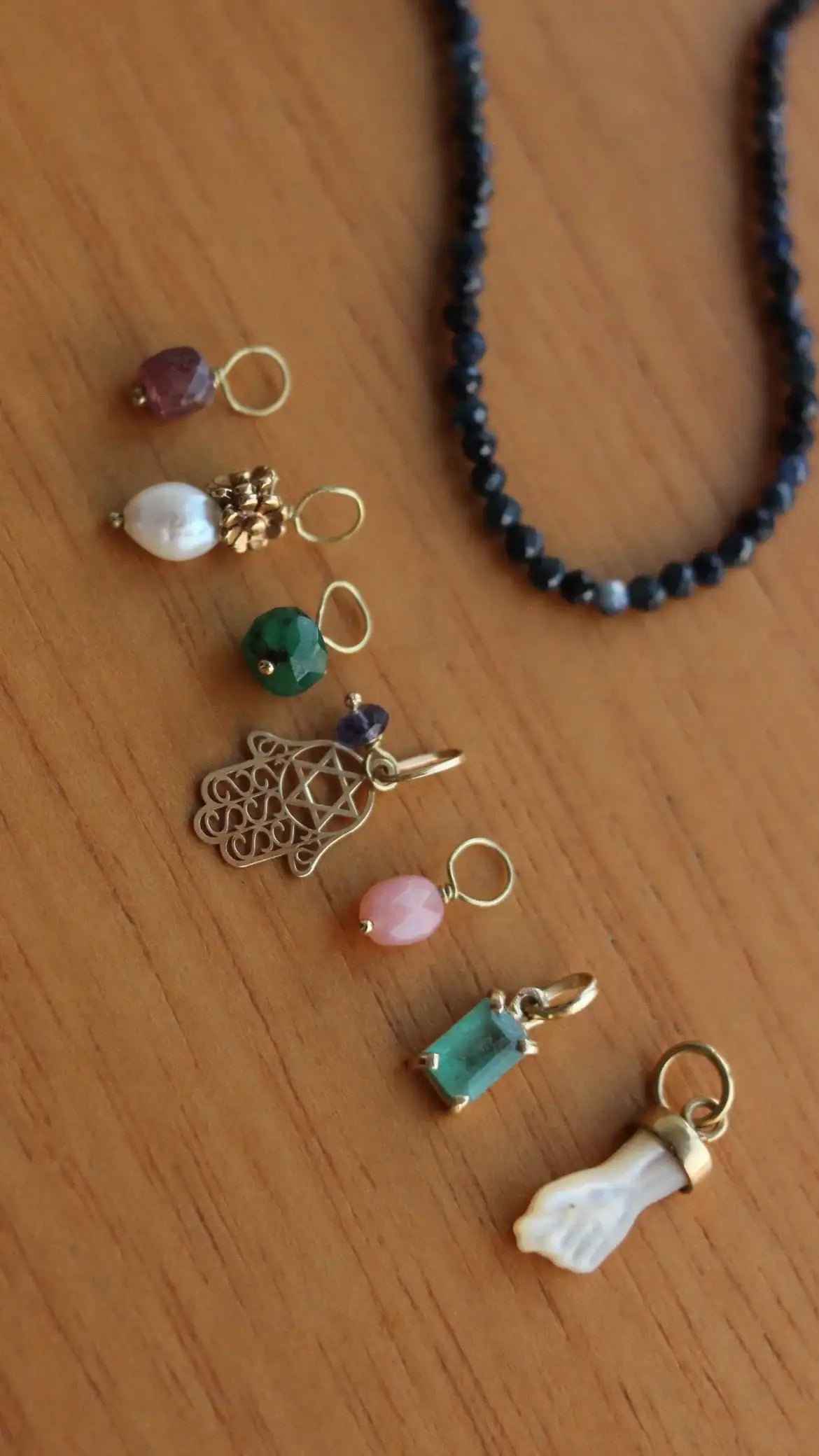 Pingente Patuá | Mão Fátima | Ouro 18k