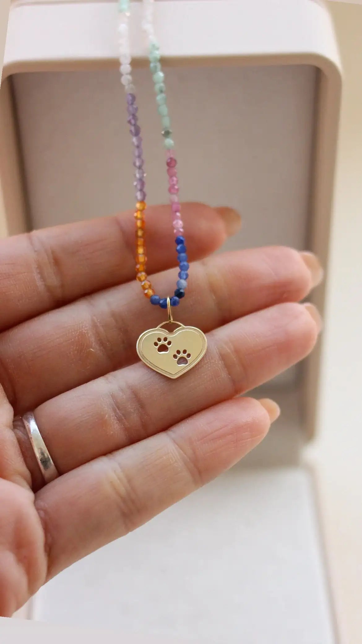 Pingente Mãe de Pet | Ouro 18k