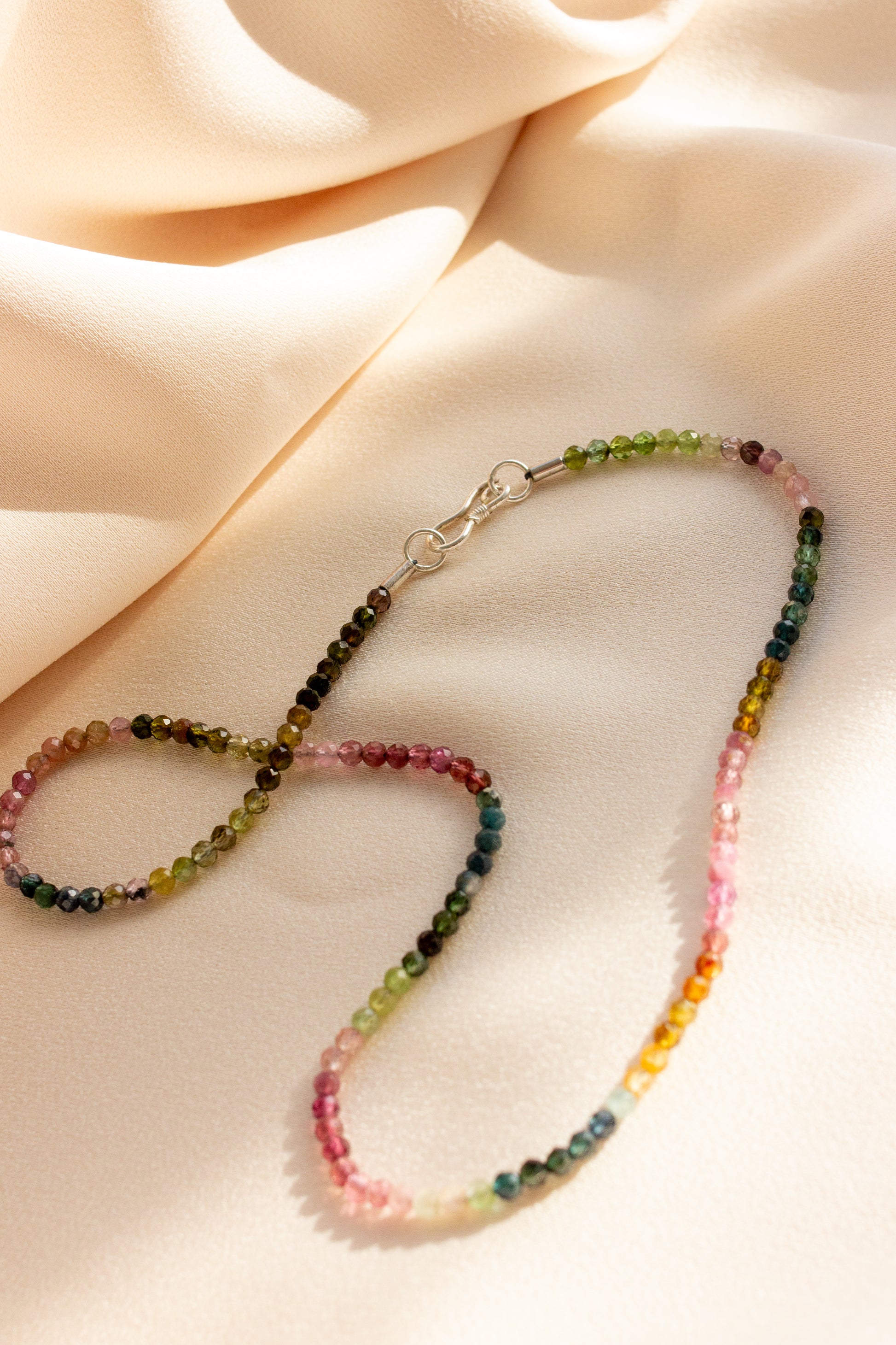 Colar Nina | Turmalinas | Linha Prata