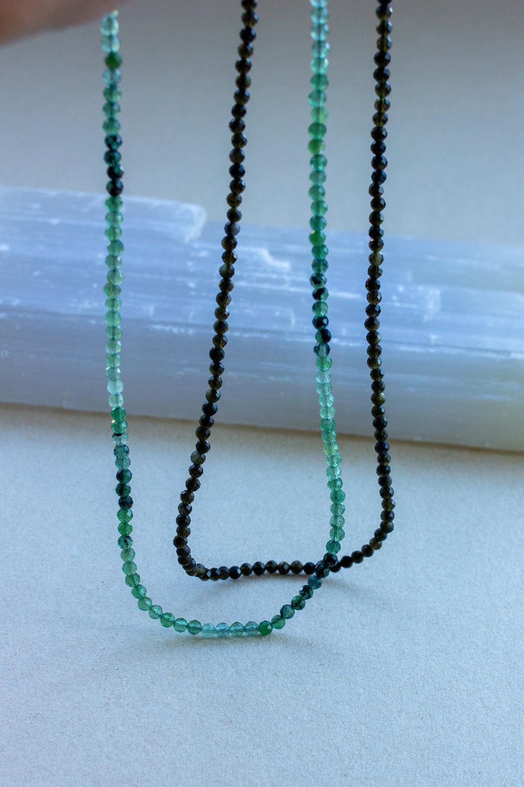 Colar em Obsidiana | Linha Prata