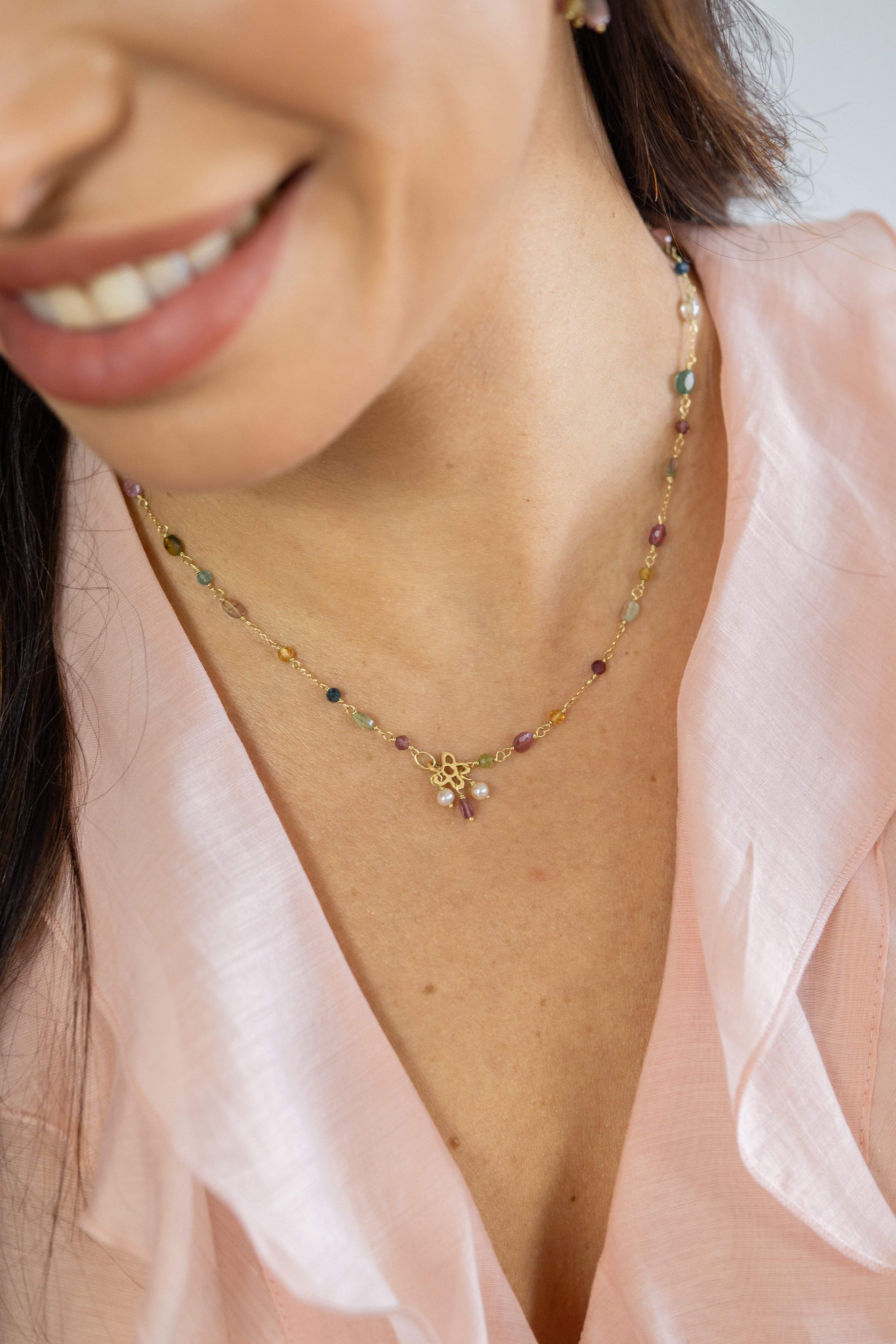 Colar Duda | Turmalinas Ouro 18k