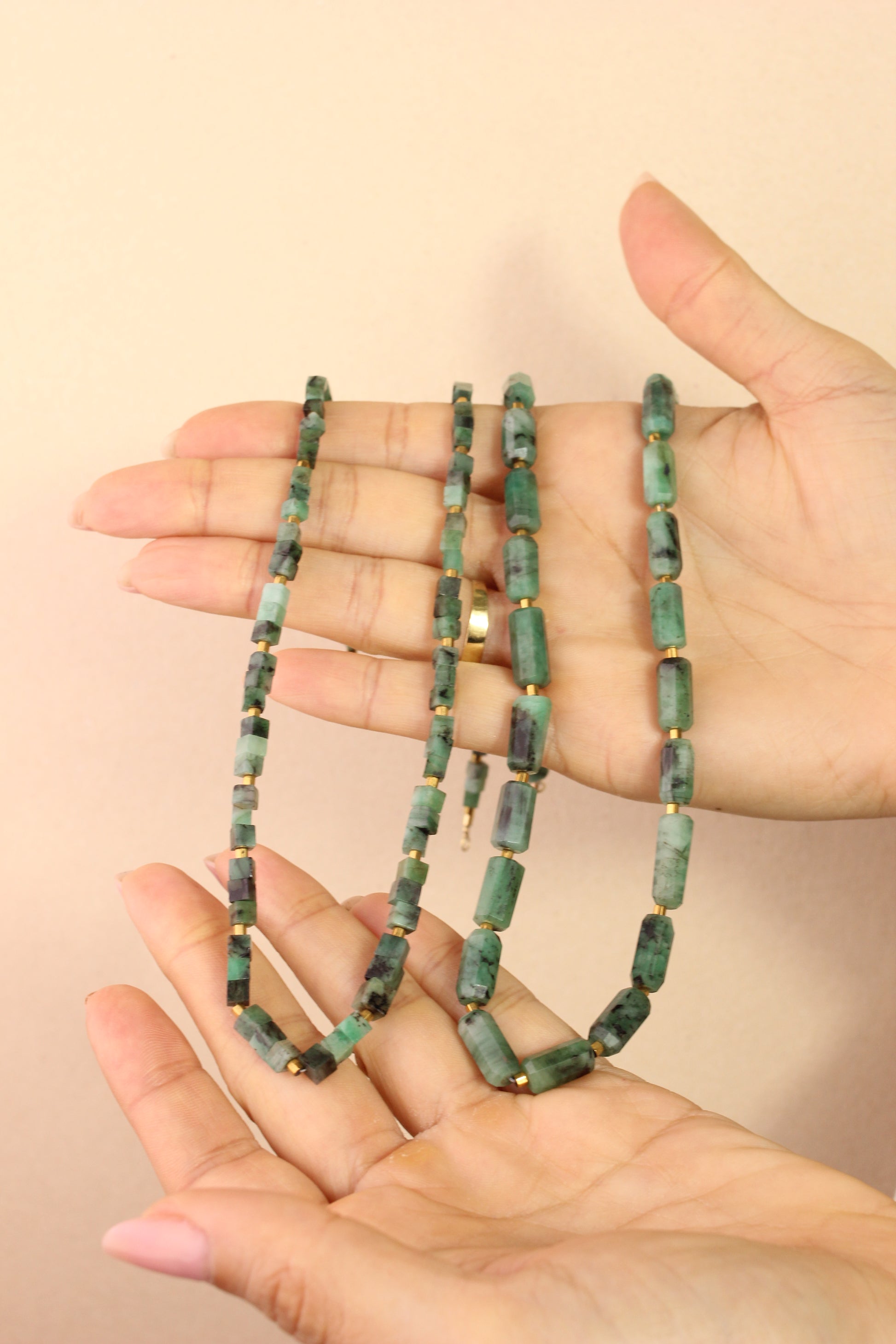 Colar Esmeralda | ouro 18k