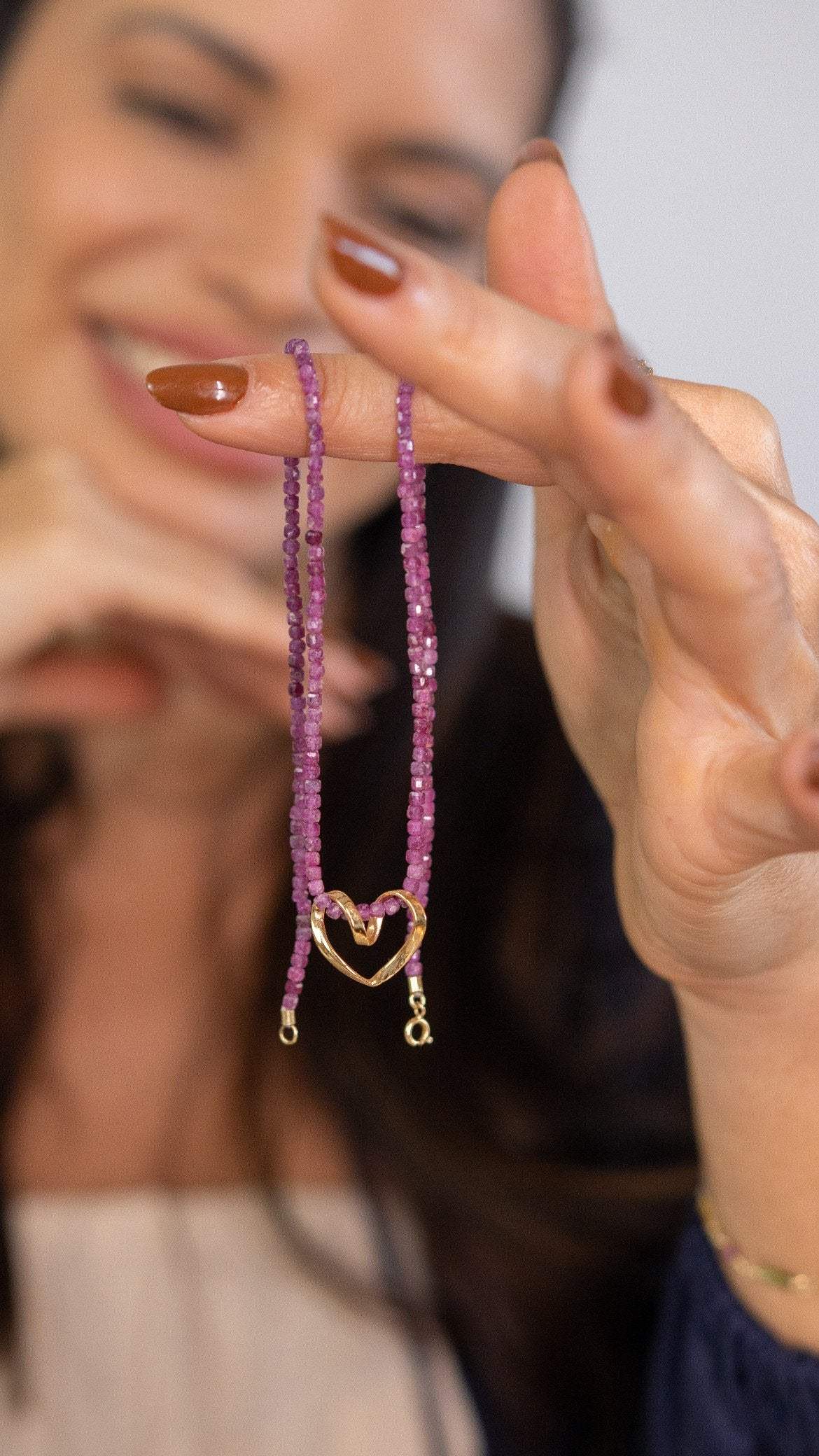 Pingente Coração Entrelaçado em Ouro 18k