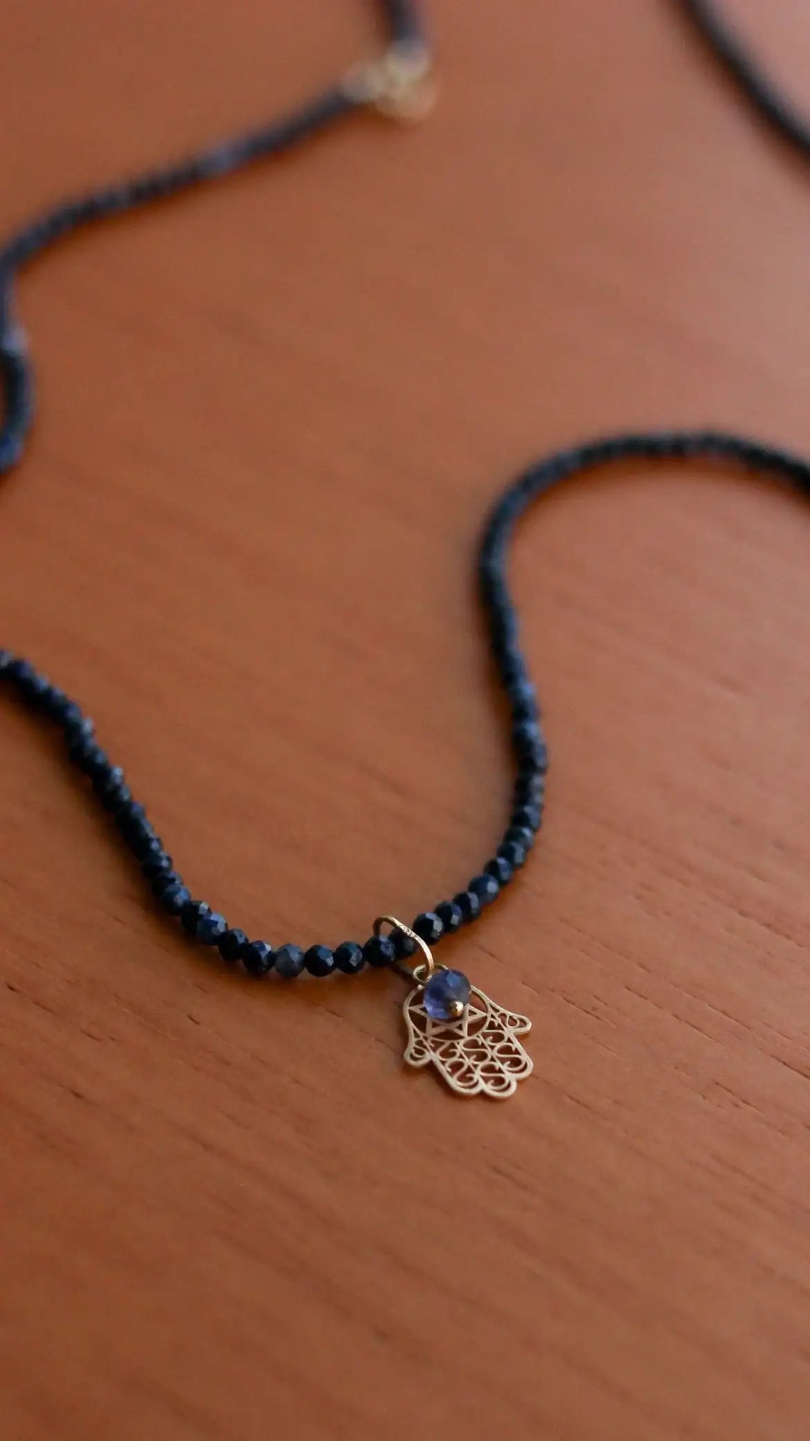 Colar de Safira em Ouro 18k
