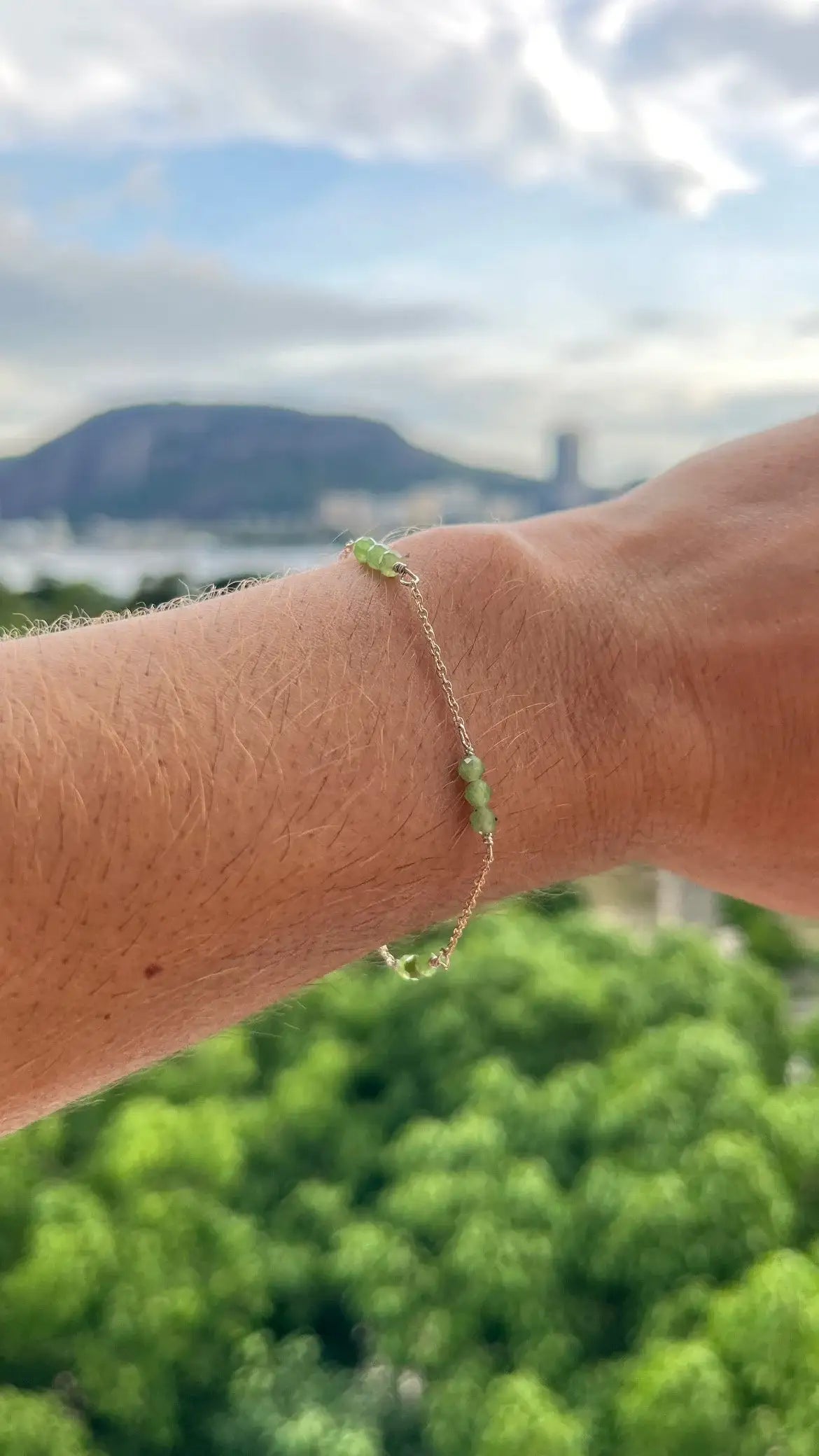 Pulseira Jade Russa | Prata