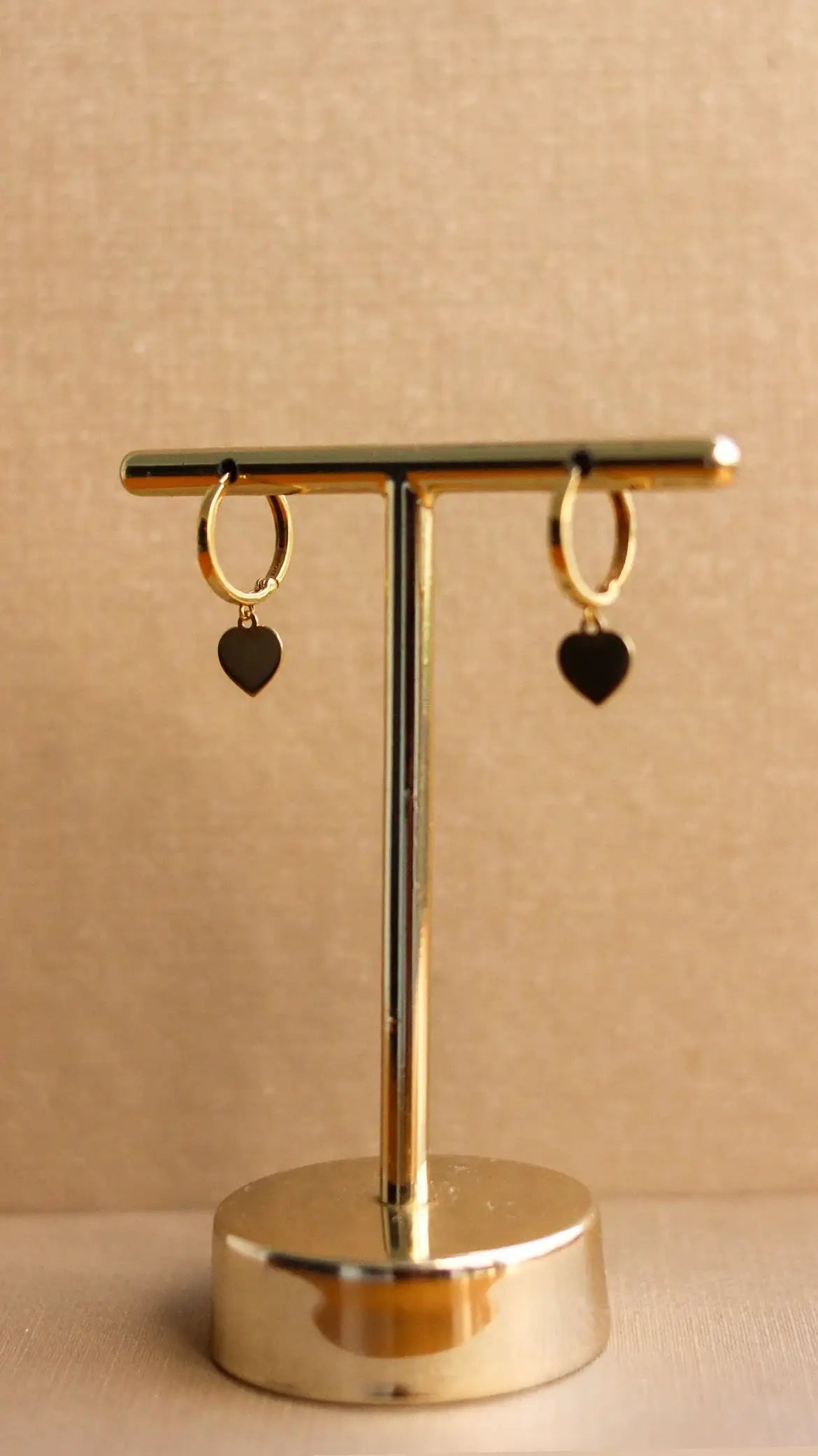 Argola Click Coração | Ouro 18k