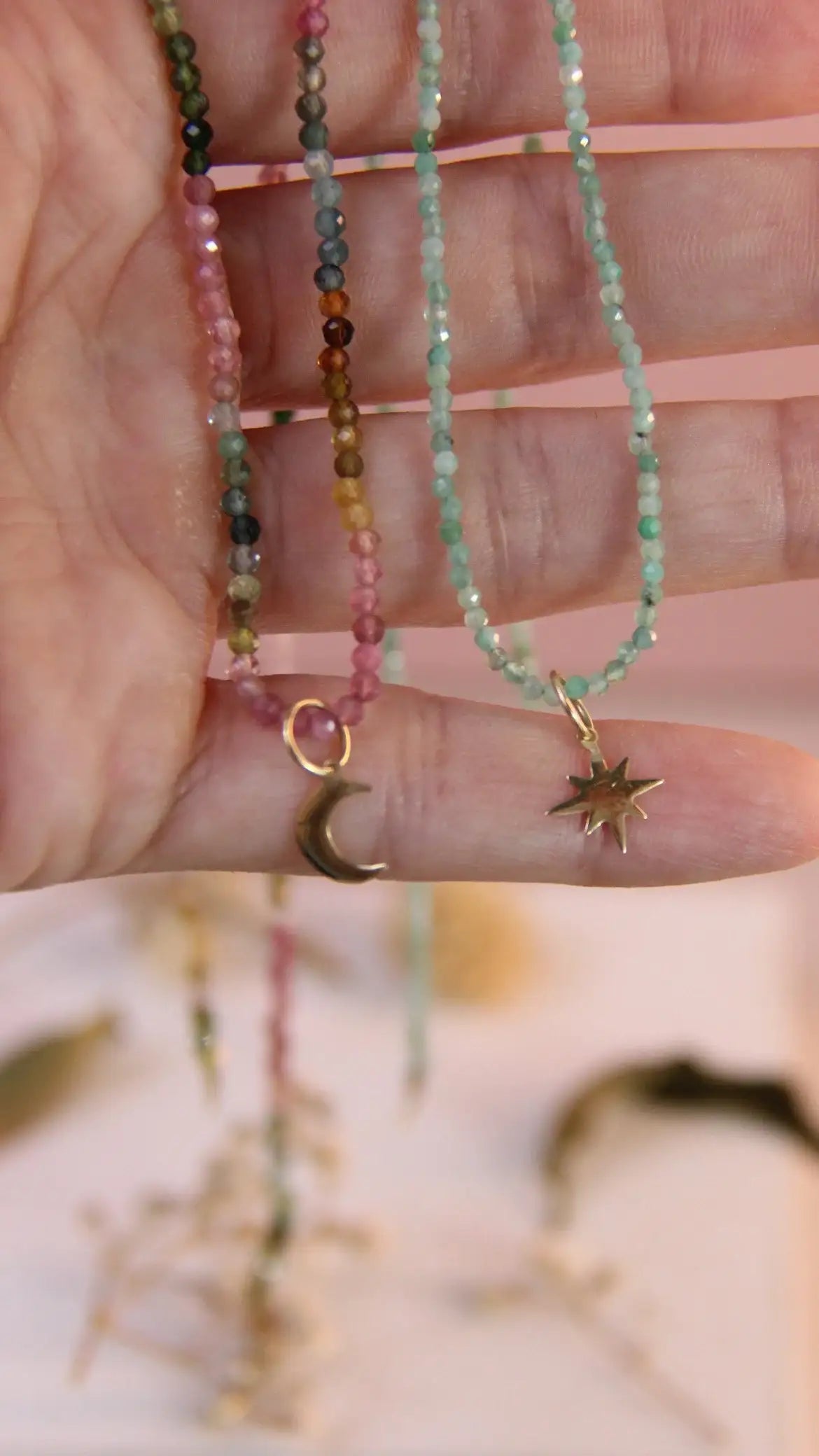 Pingente Lua crescente | Ouro 18k
