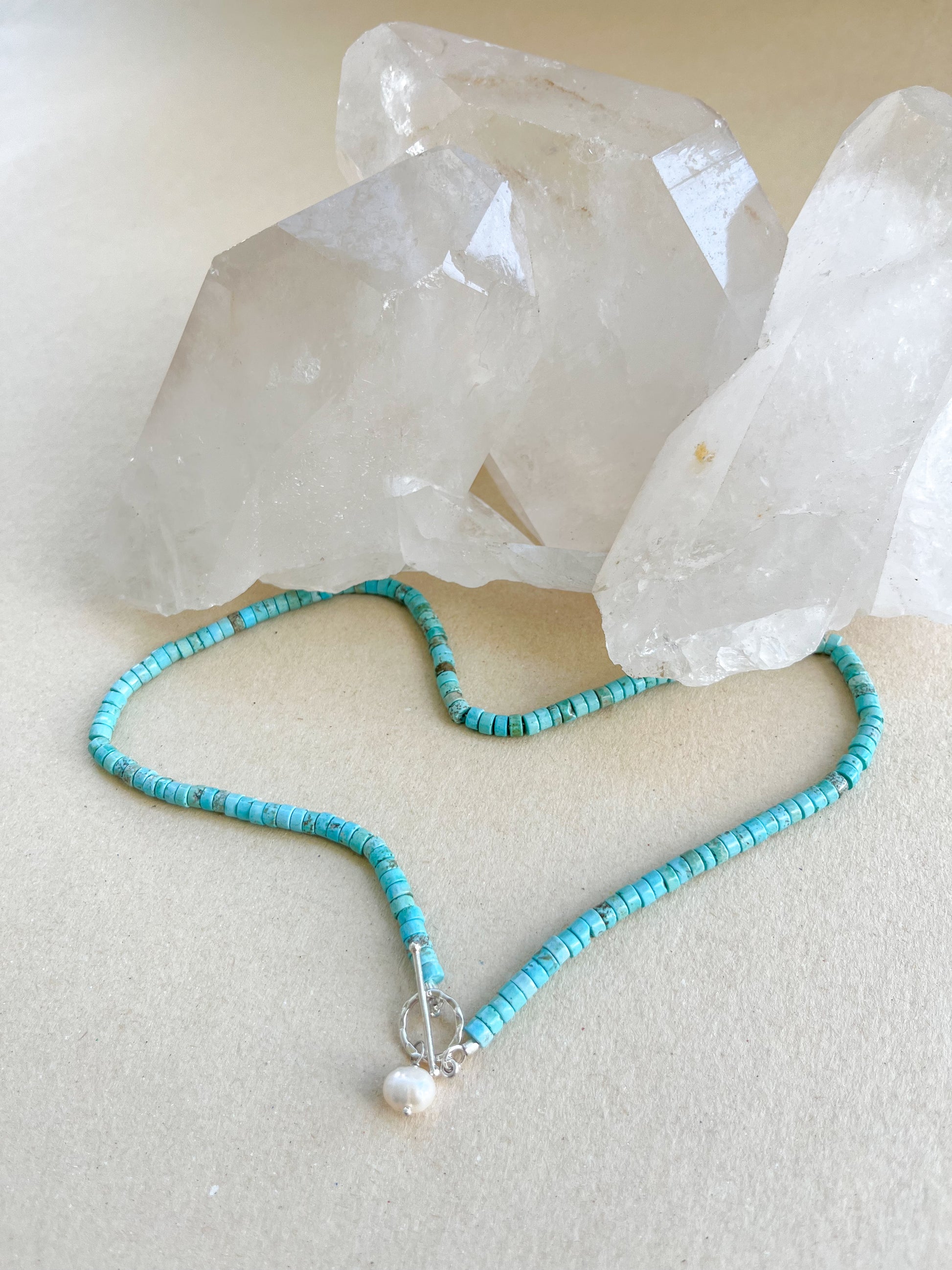 Colar Tulum | em Howlita | Prata 950