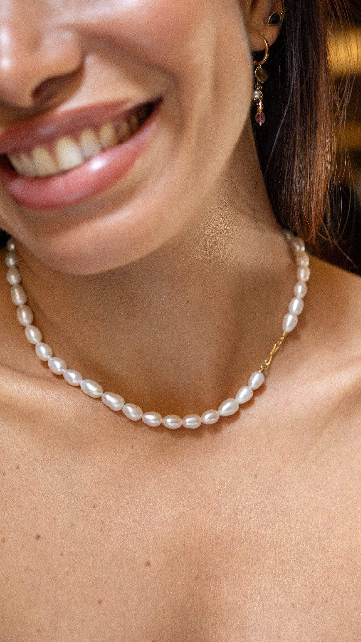 Colar Pérolas | Linha Ouro 18k