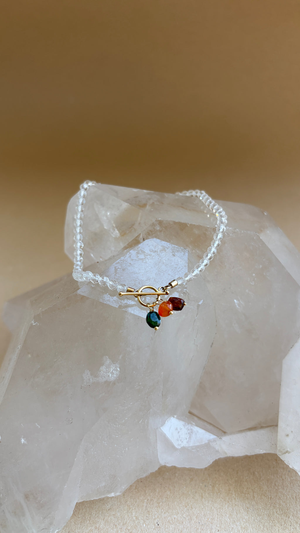 Pulseira Quartzo | Ouro 18k