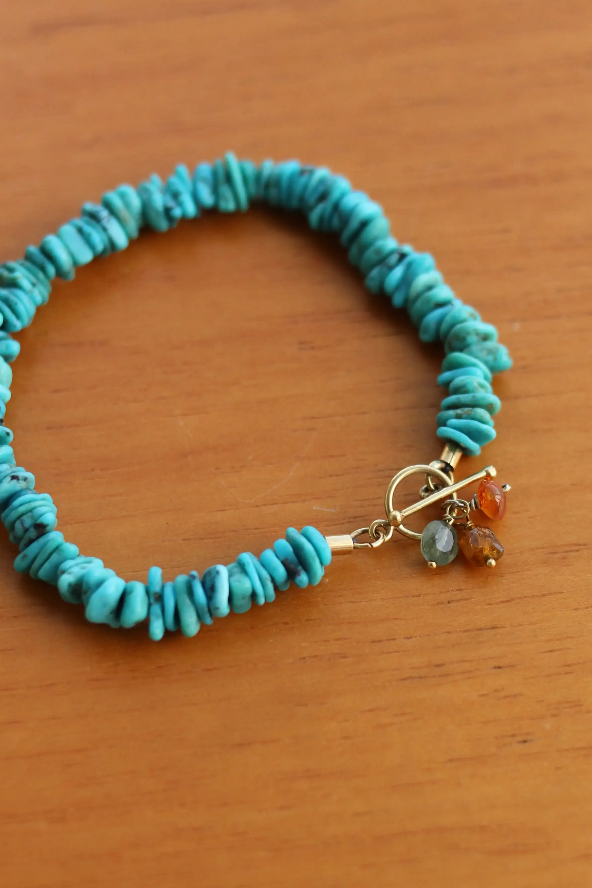 Pulseira Pierre | Turquesa linha ouro 18k