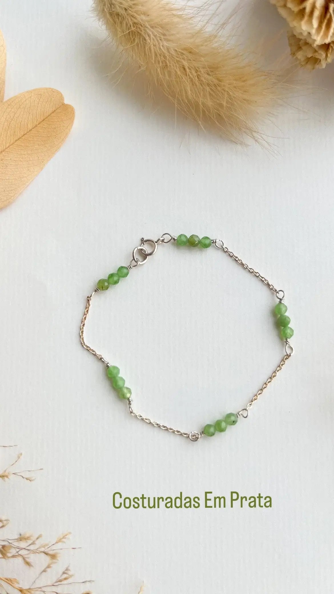 Pulseira Jade Russa | Prata