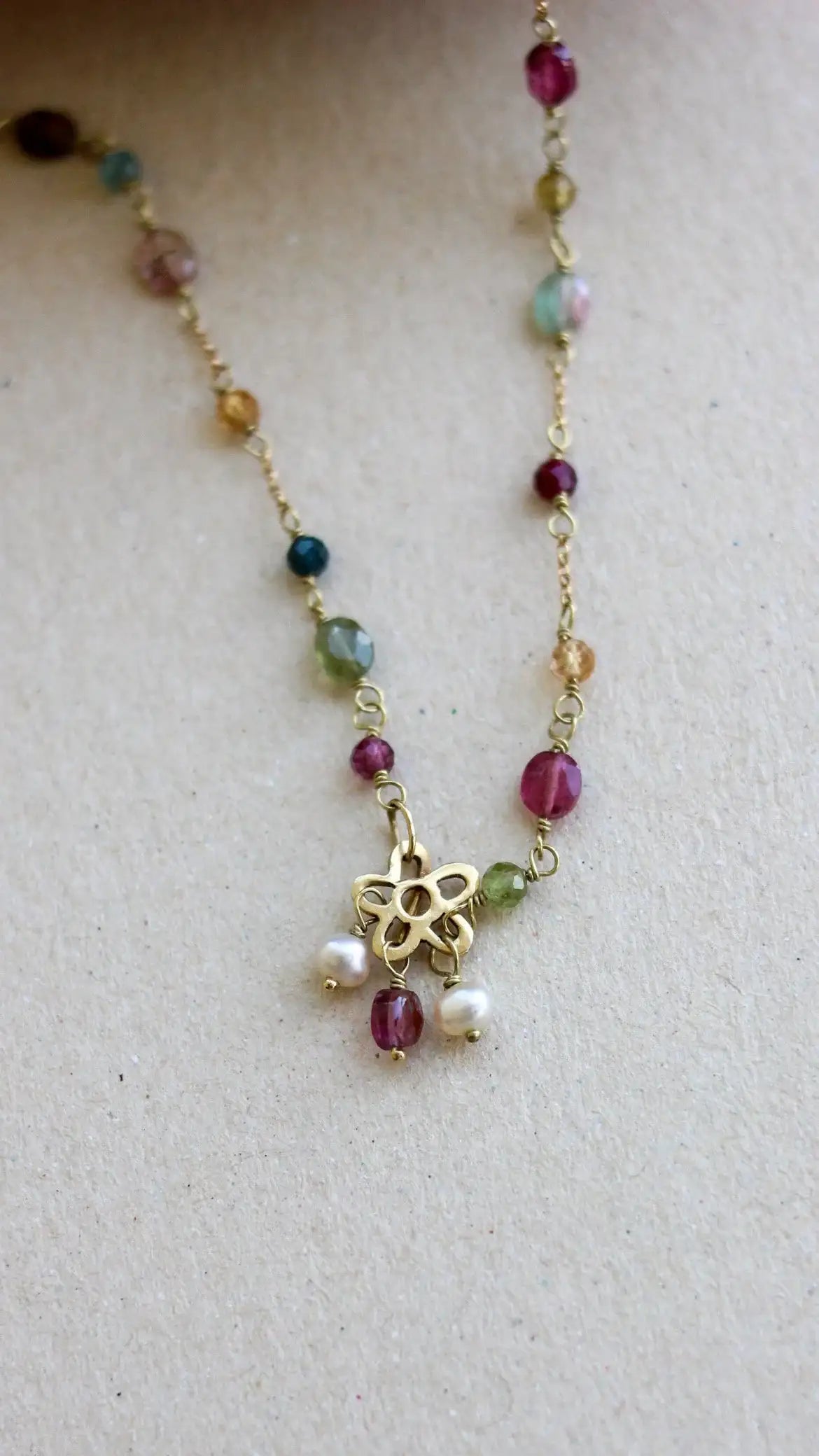 Colar Duda | Turmalinas Ouro 18k