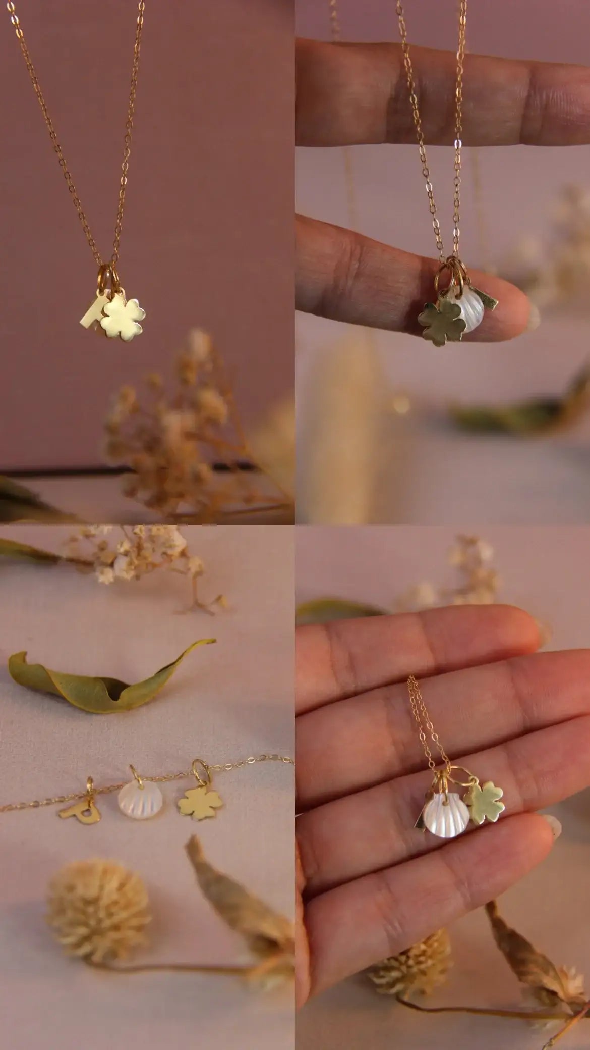 Pingente Trevo 4 Folhas | ouro 18k