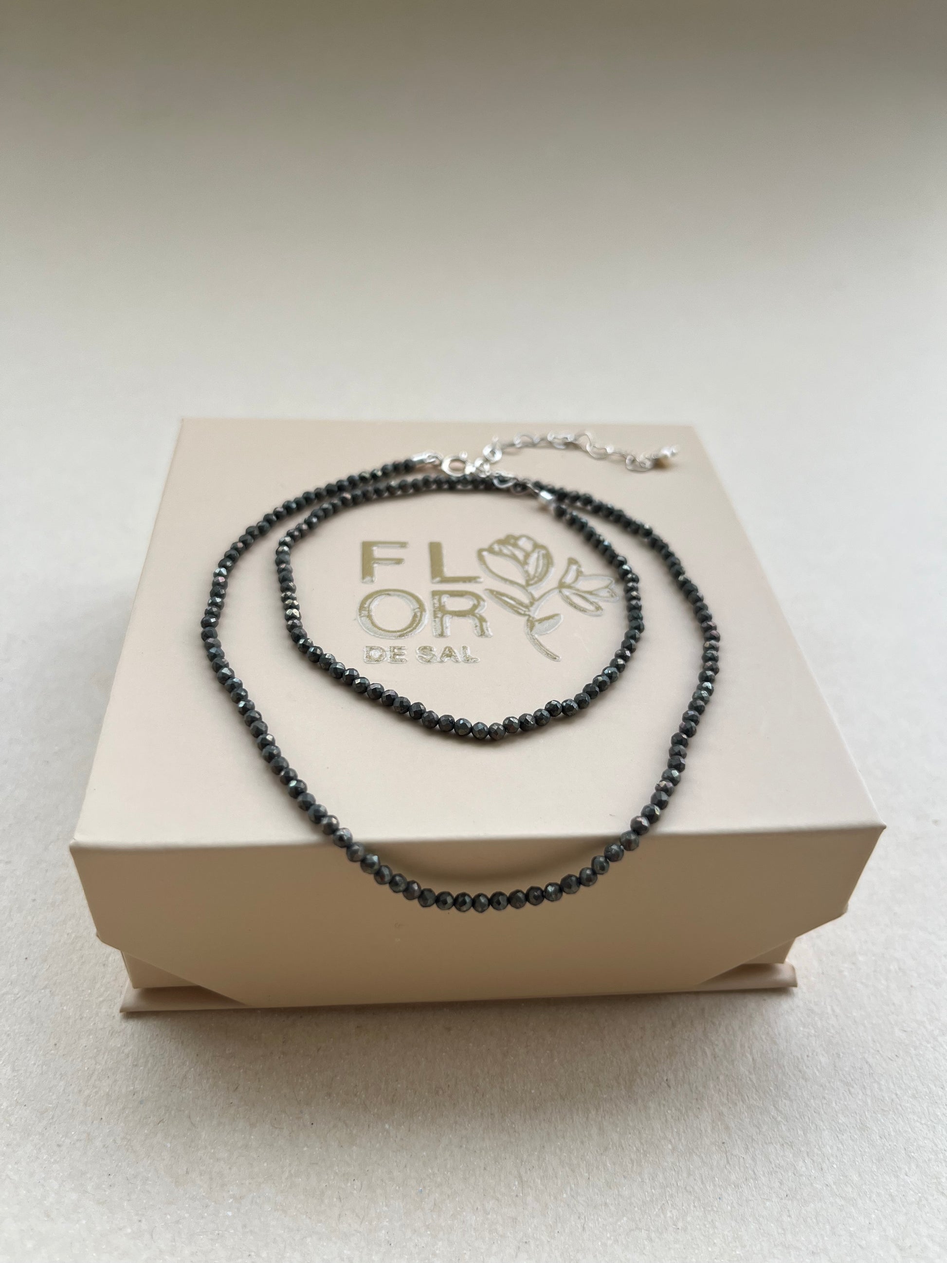 Colar Pirita | acabamento em Prata