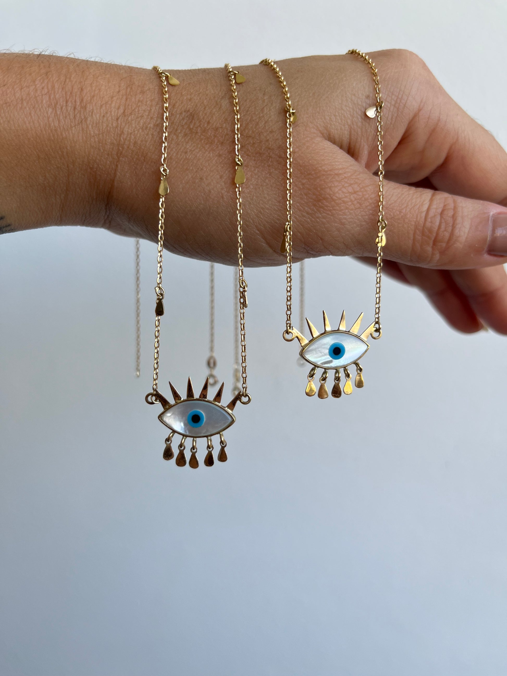 Colar Olho Grego | Ouro 18k