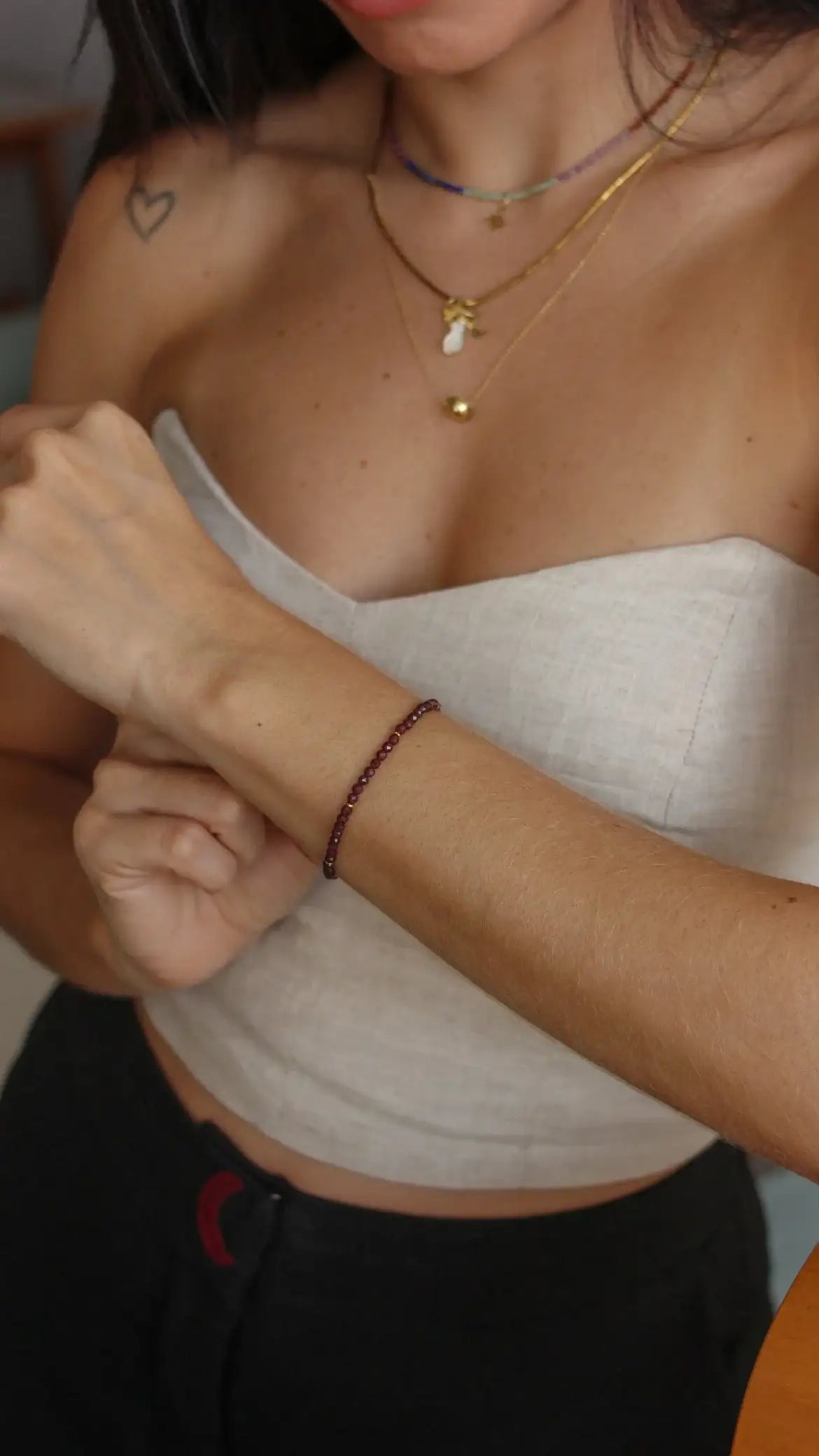 Pulseira Rodolita