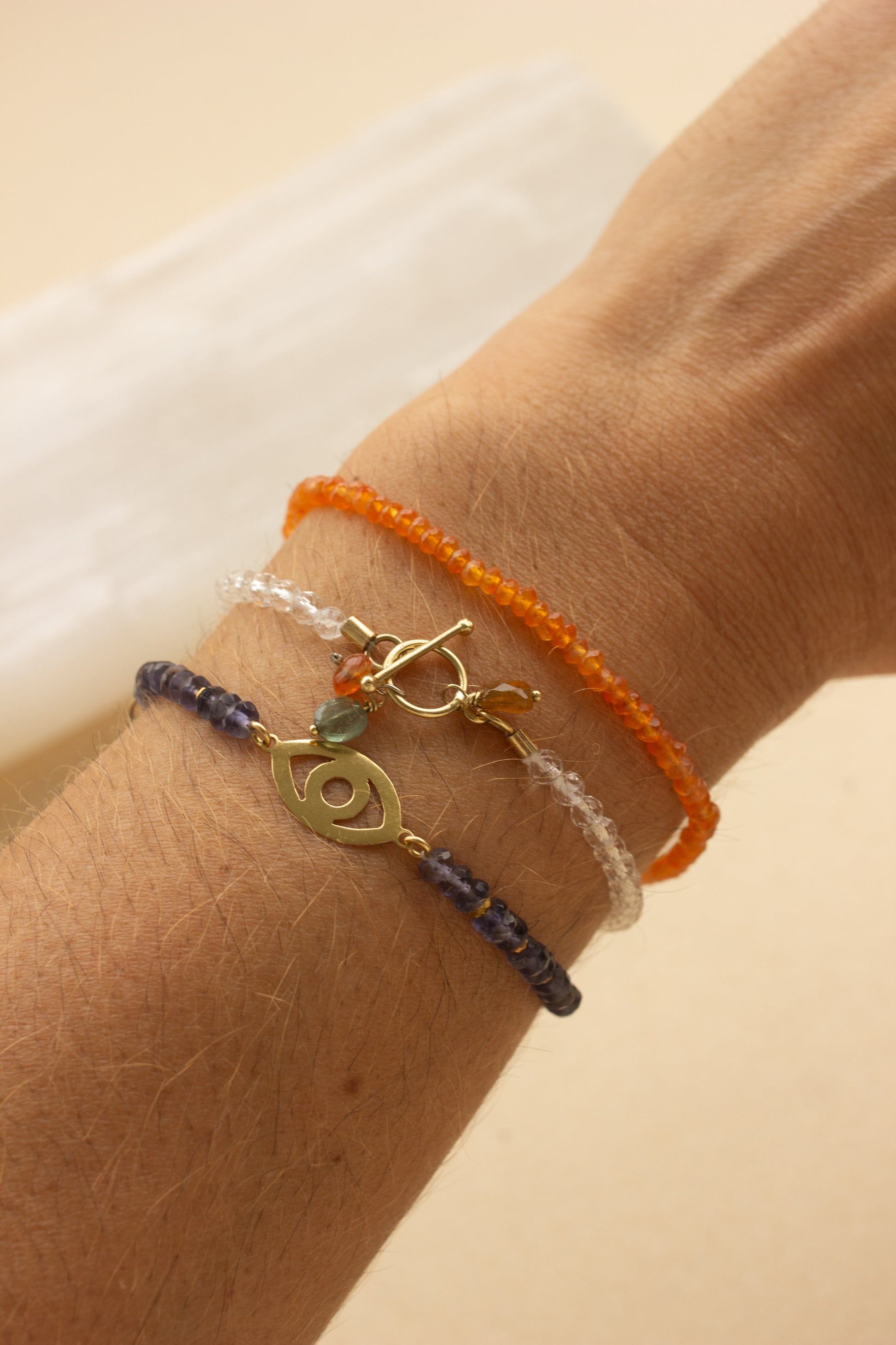 Pulseira Quartzo | Ouro 18k