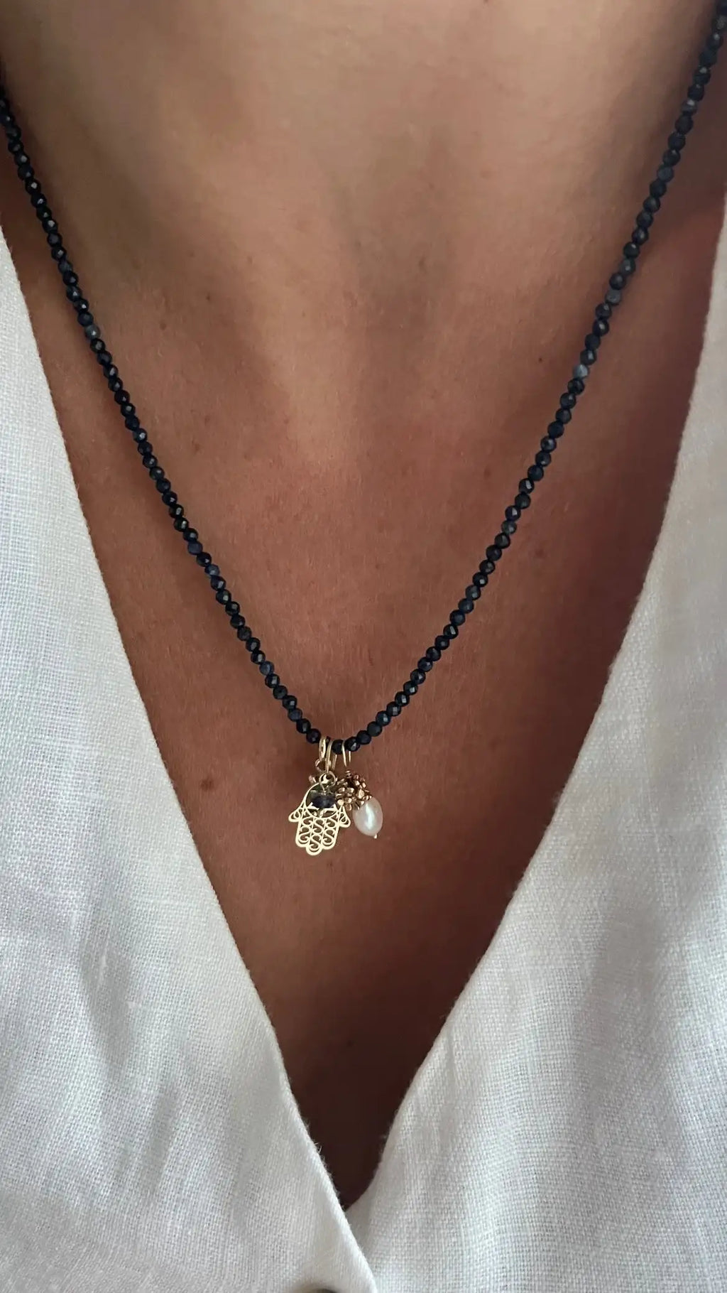 Colar de Safira em Ouro 18k