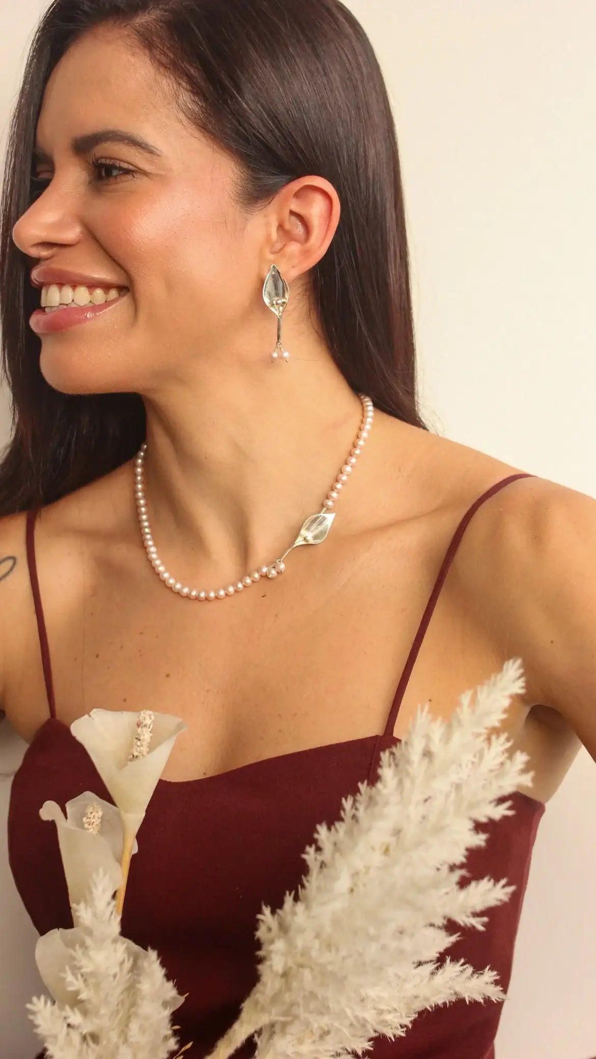 Brinco Calla Lily | Linha Prata