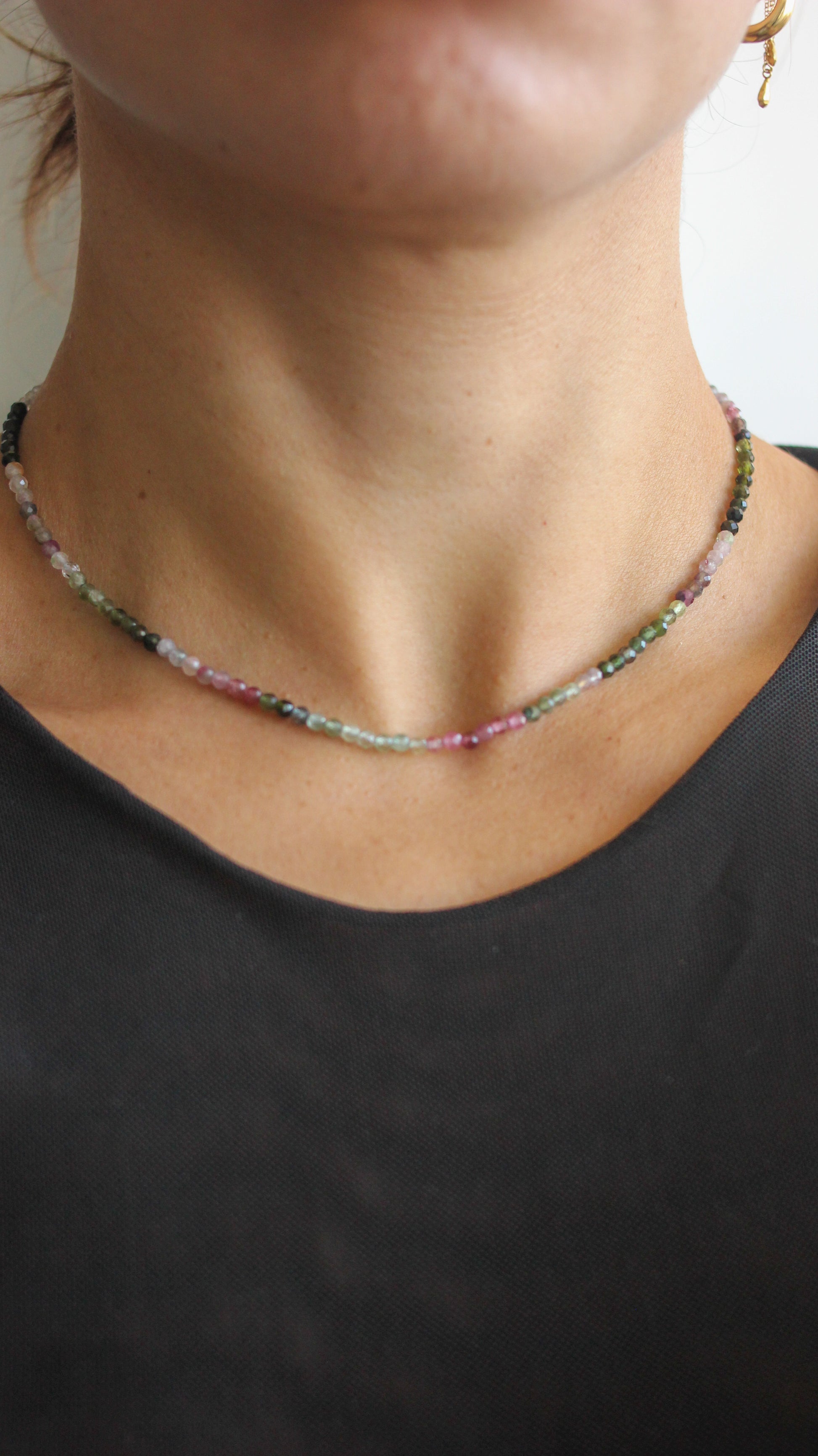 Colar Cleo | Turmalinas | Linha Prata