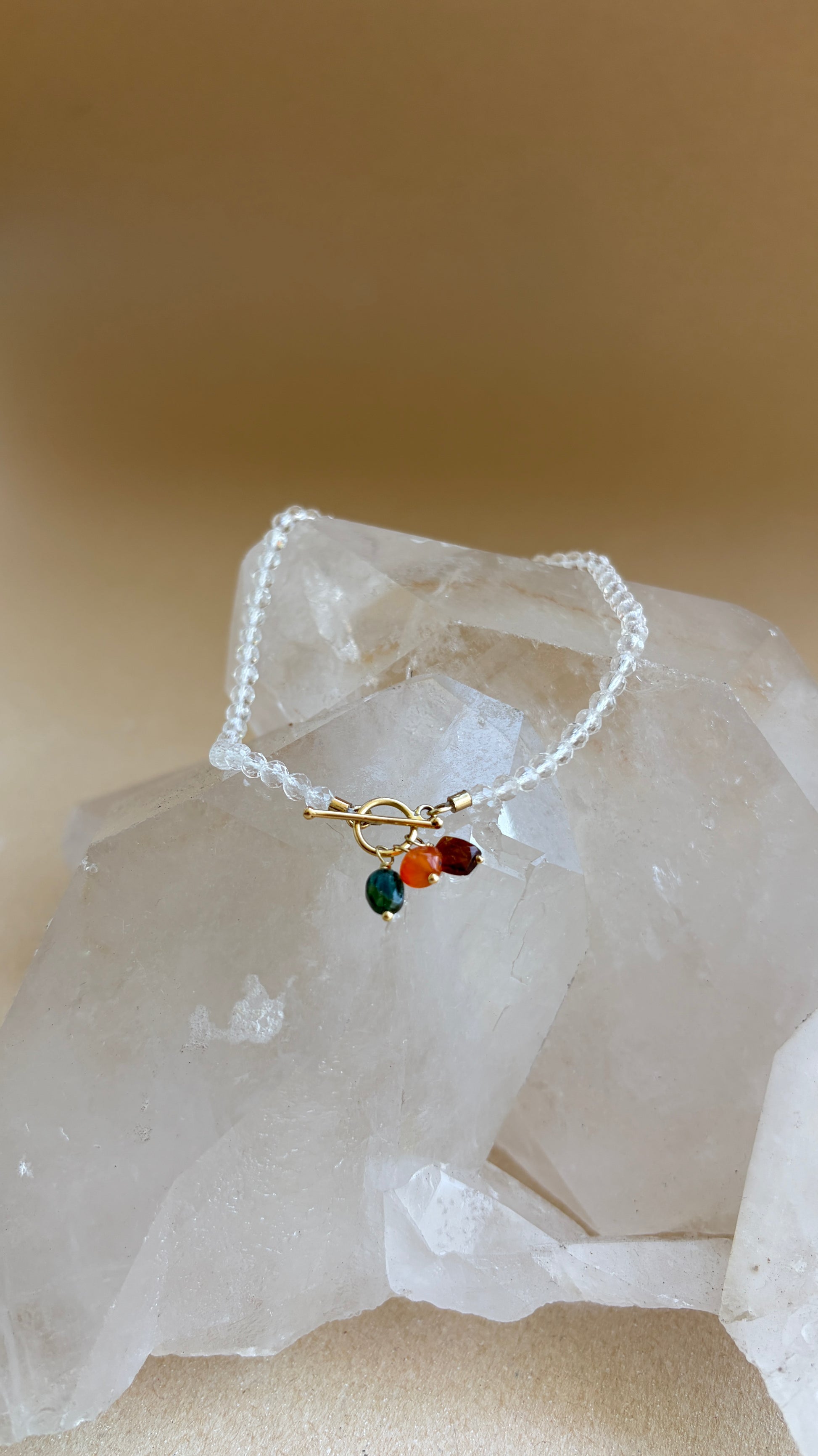 Pulseira Quartzo | Ouro 18k