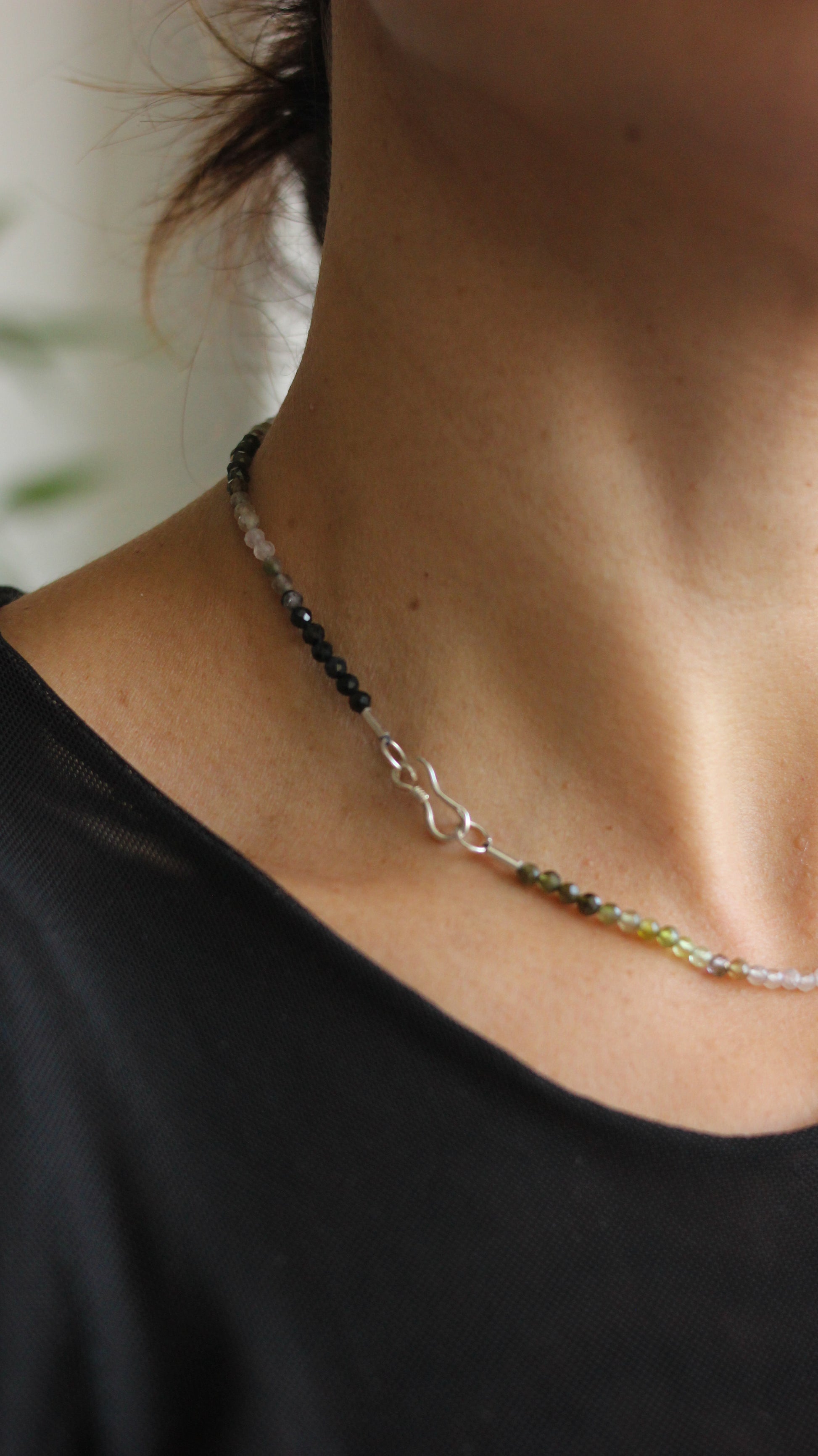 Colar Cleo | Turmalinas | Linha Prata