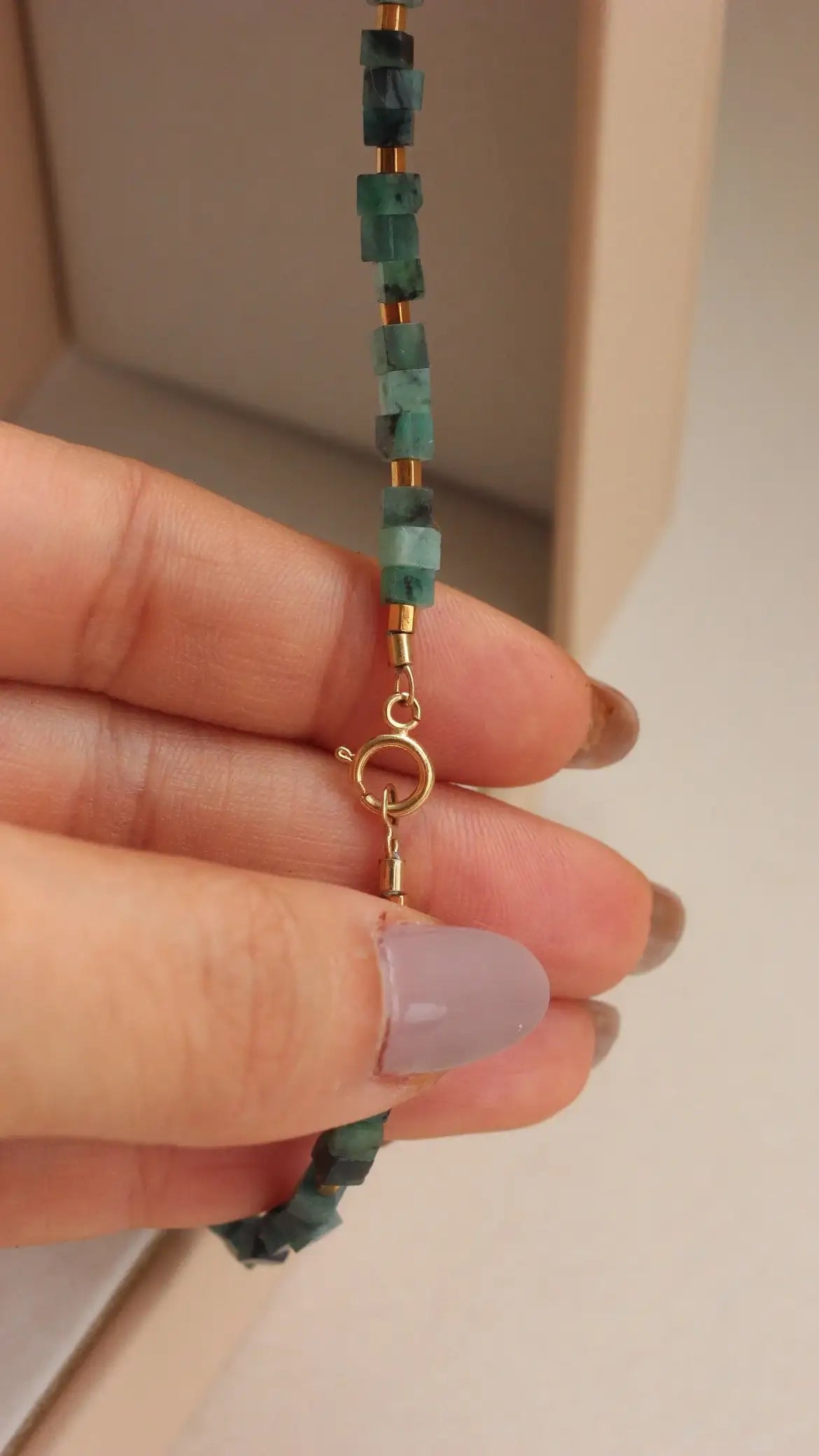 Colar Seiva | Esmeraldas | Ouro 18k