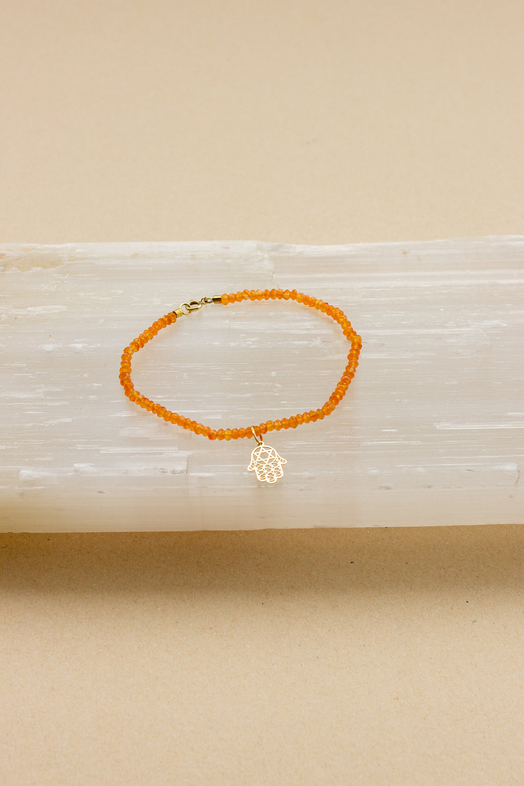 Pulseira Cornalina | Ouro 18k