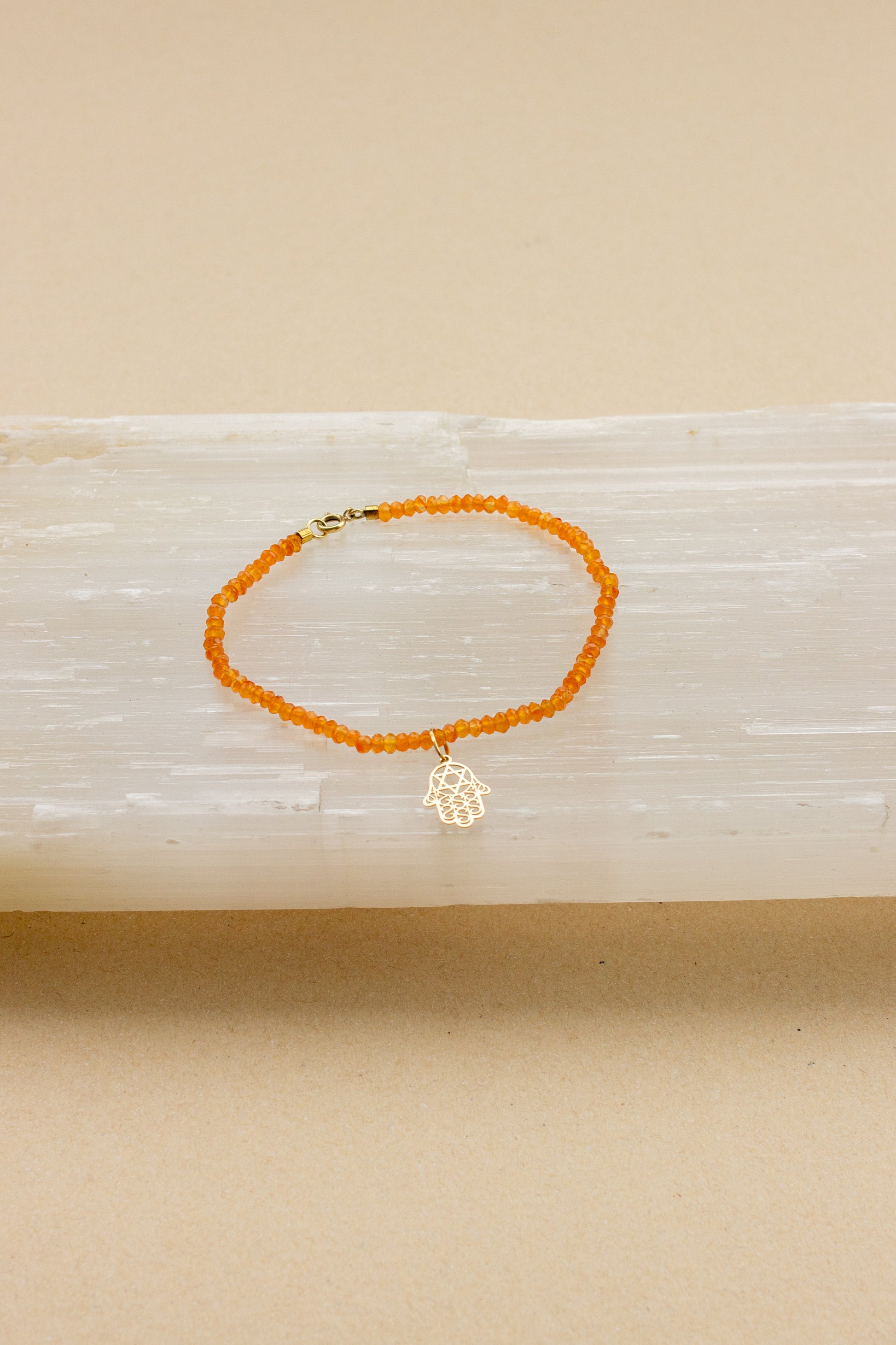 Pulseira Cornalina | Ouro 18k