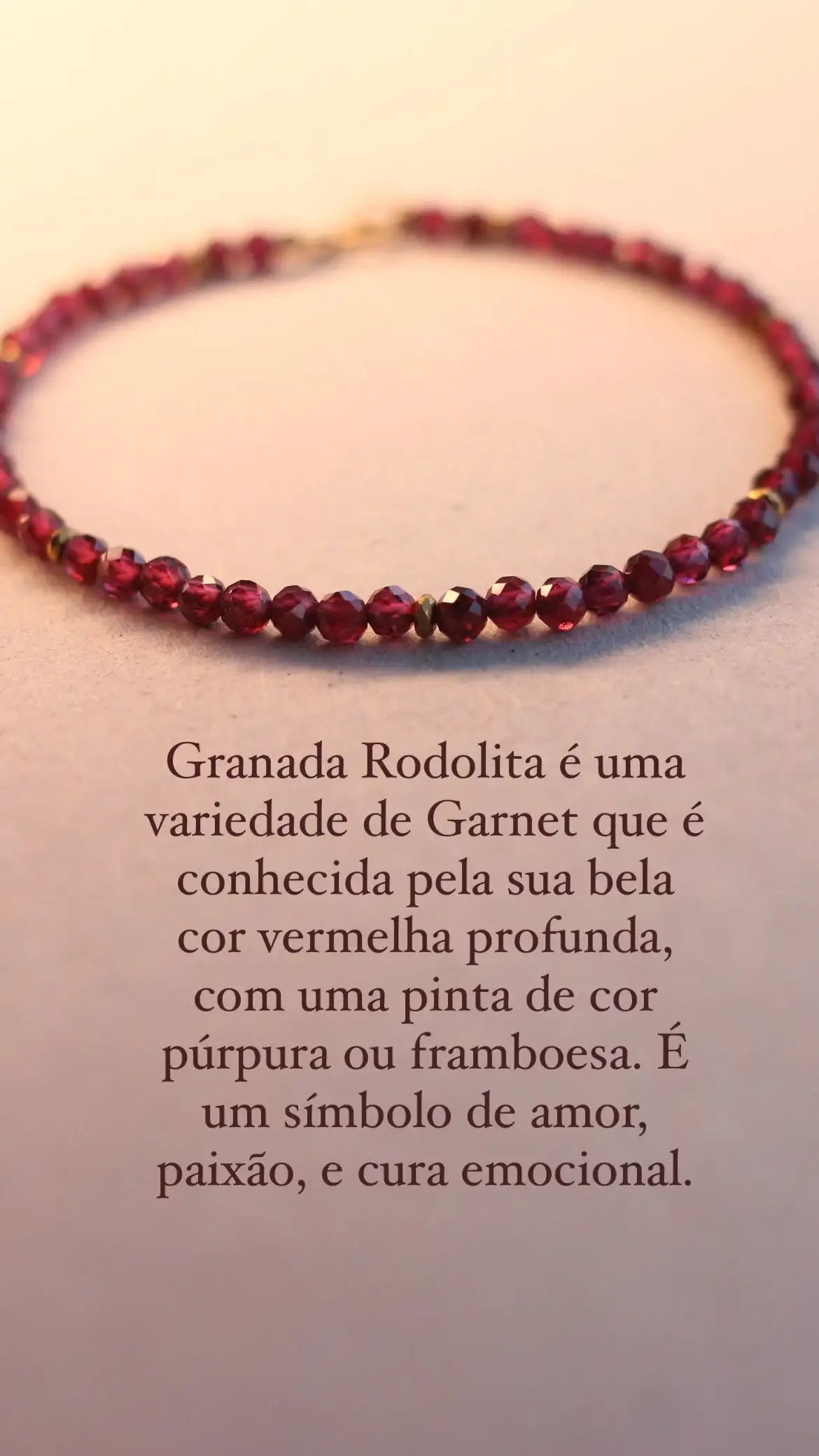 Pulseira Rodolita