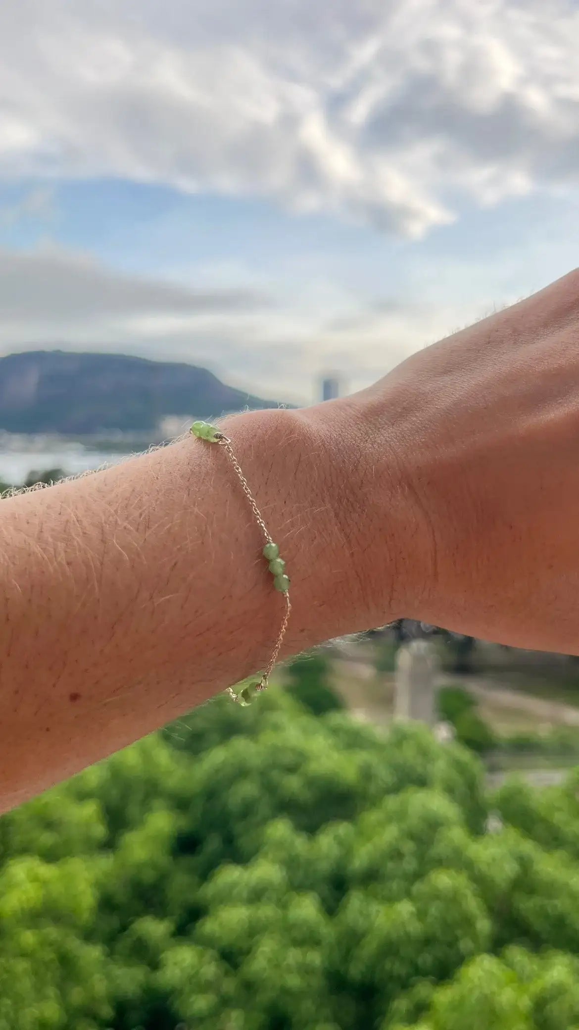 Pulseira Jade Russa | Prata