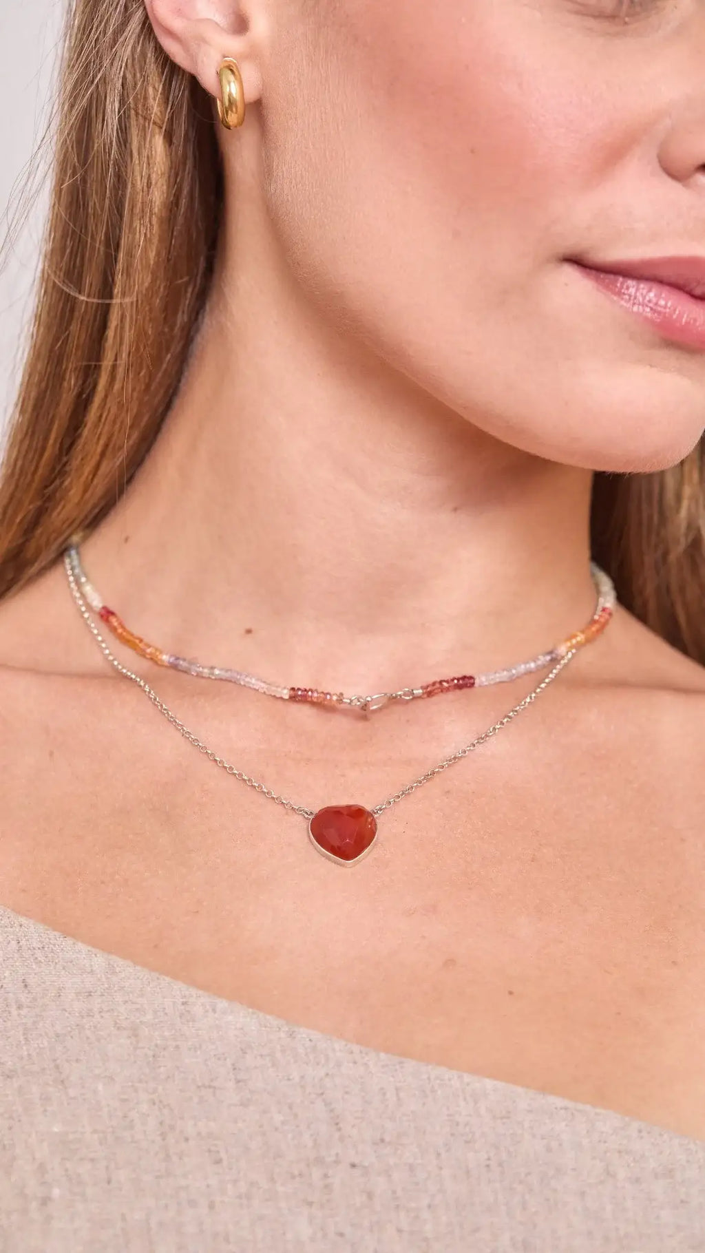 Colar Pura Energia | Cornalina | Prata 950