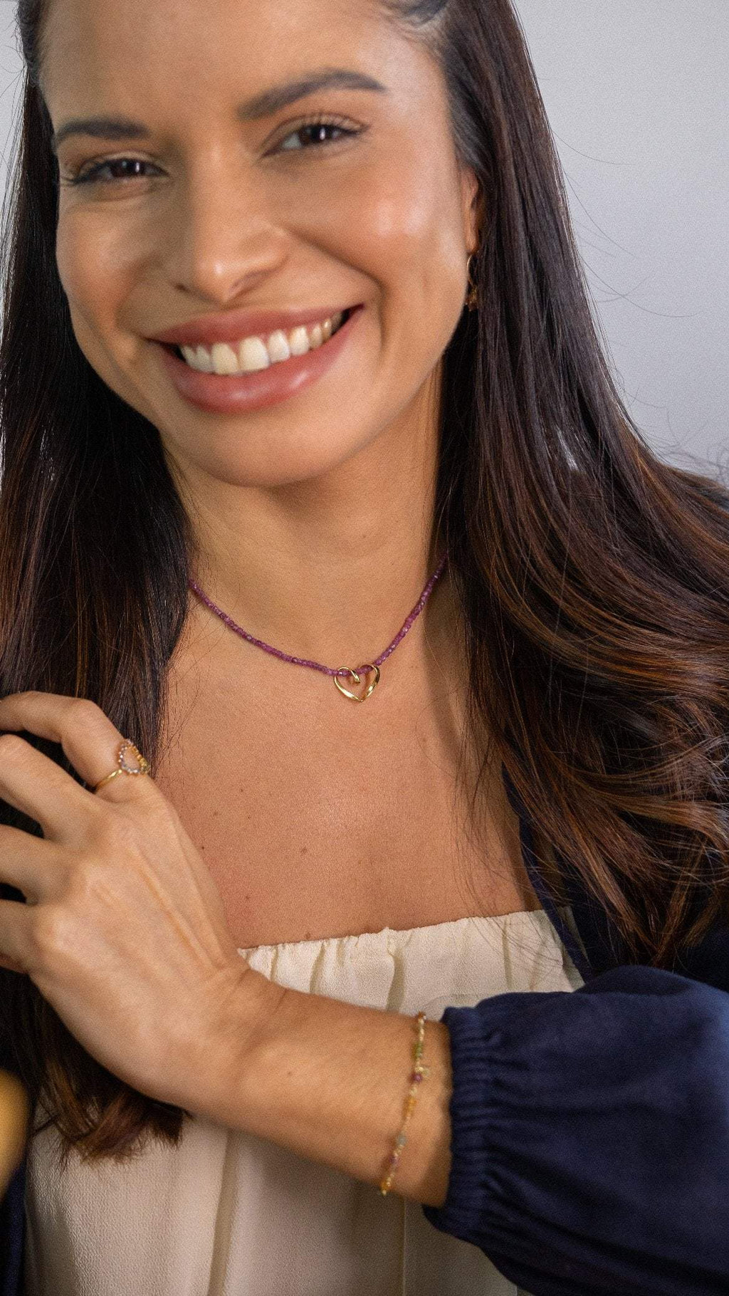 Pingente Coração Entrelaçado em Ouro 18k
