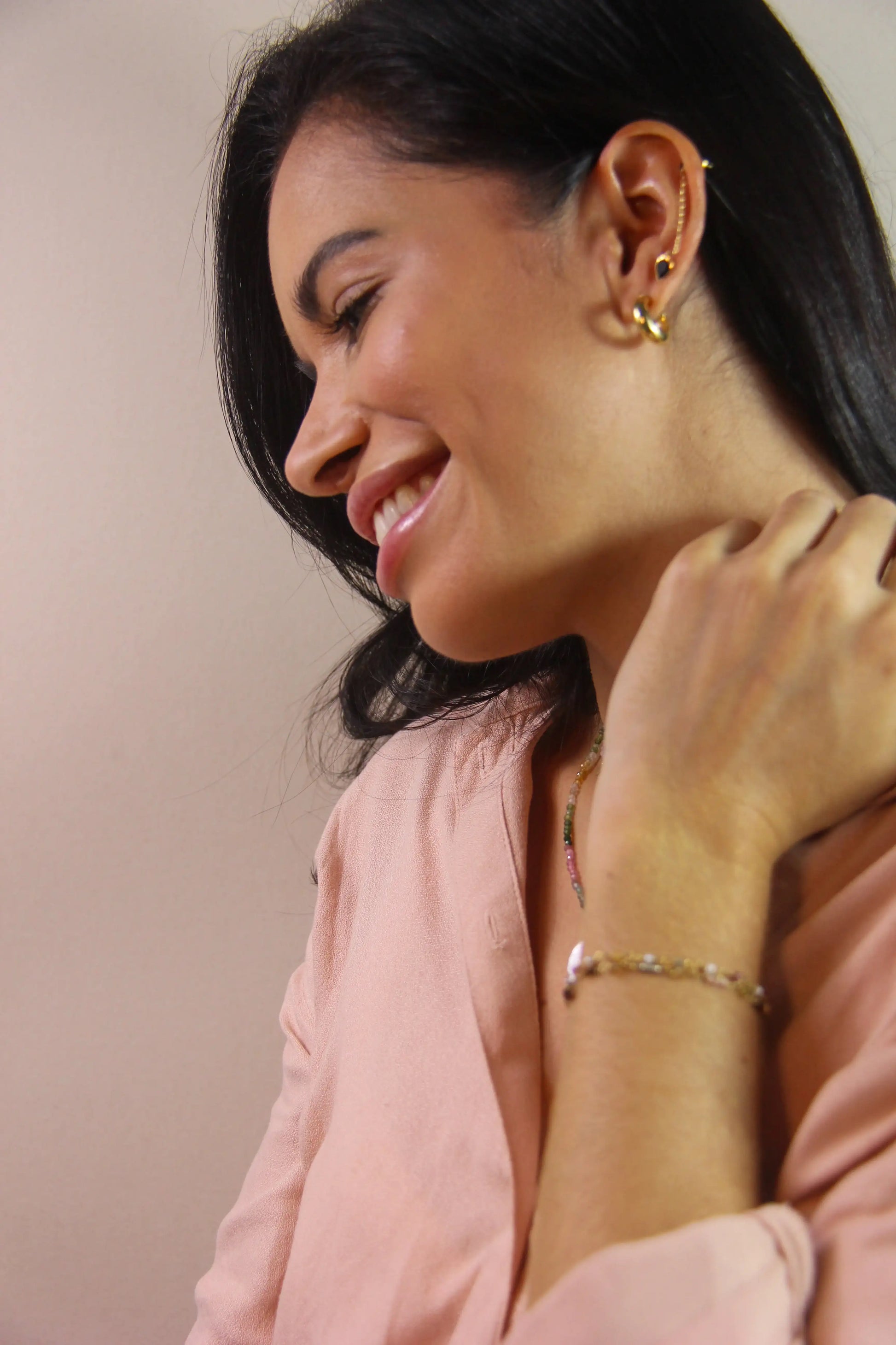 Argola Abaloada | Ouro 18k