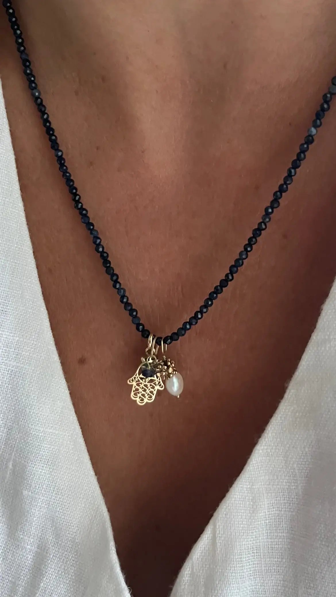 Pingente Flor & Pérola | linha Ouro 18k