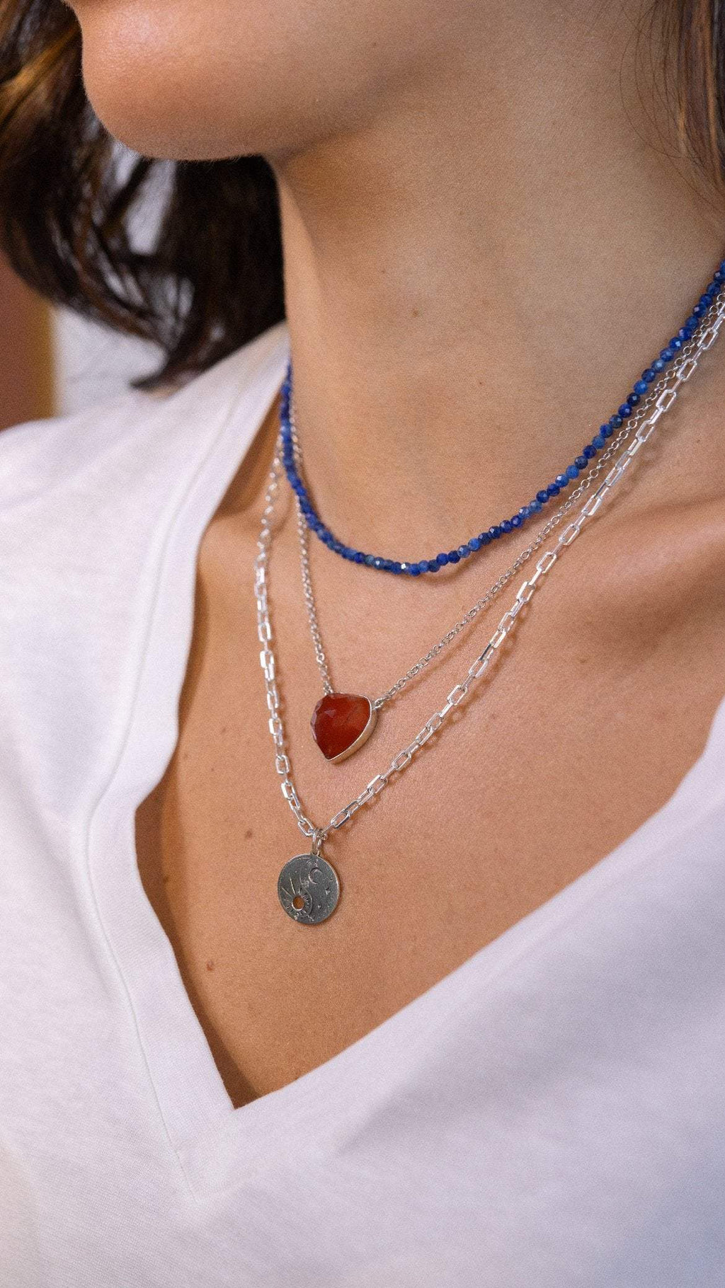 Colar Pura Energia | Cornalina | Prata 950