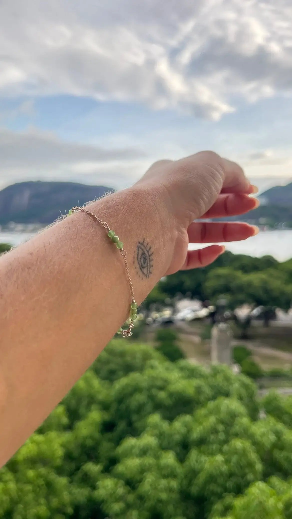 Pulseira Jade Russa | Prata