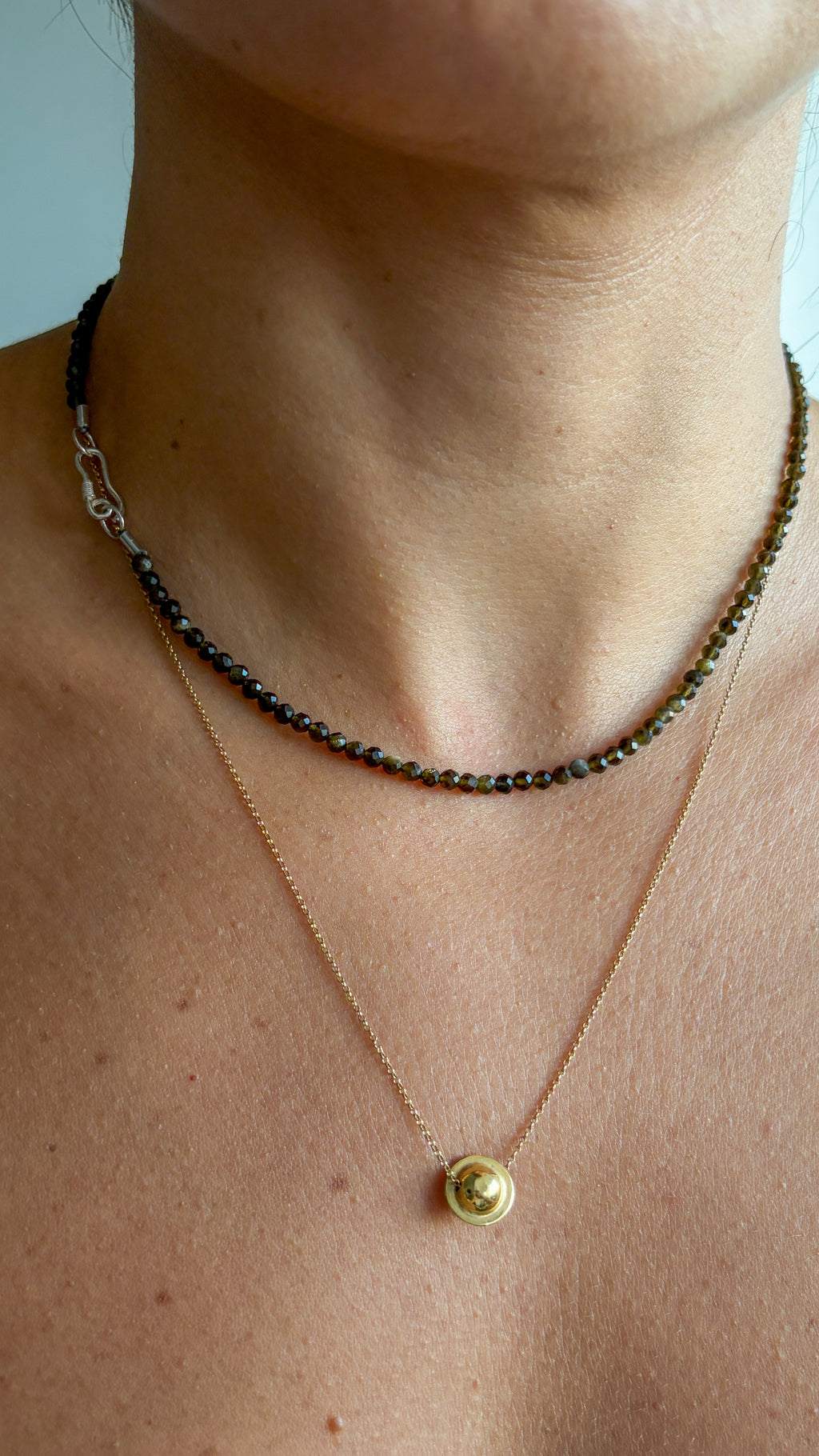 Colar em Obsidiana | Linha Prata