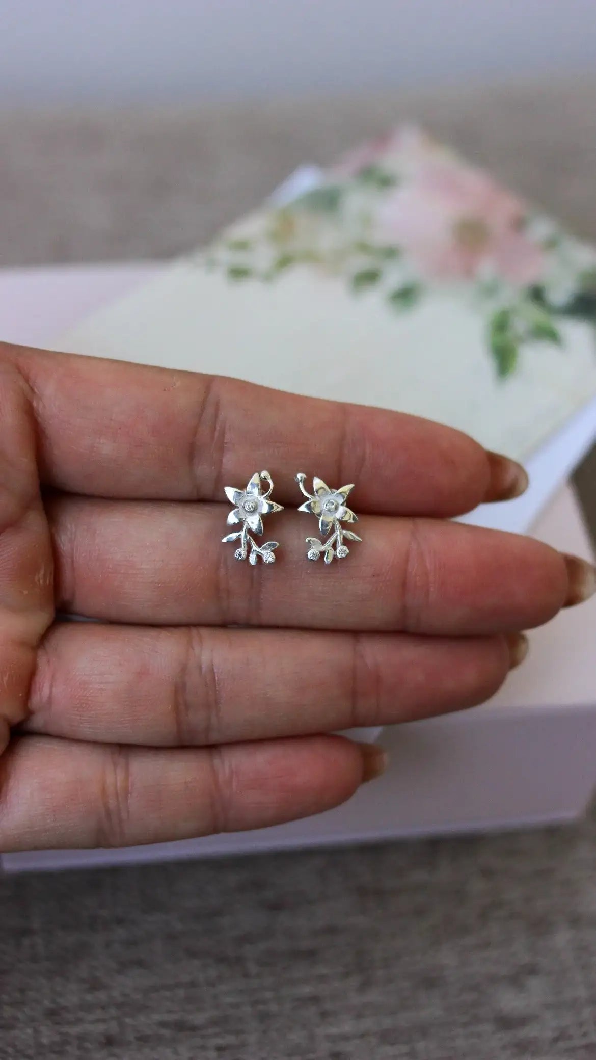 Brinco Jardim encantado | Prata 950