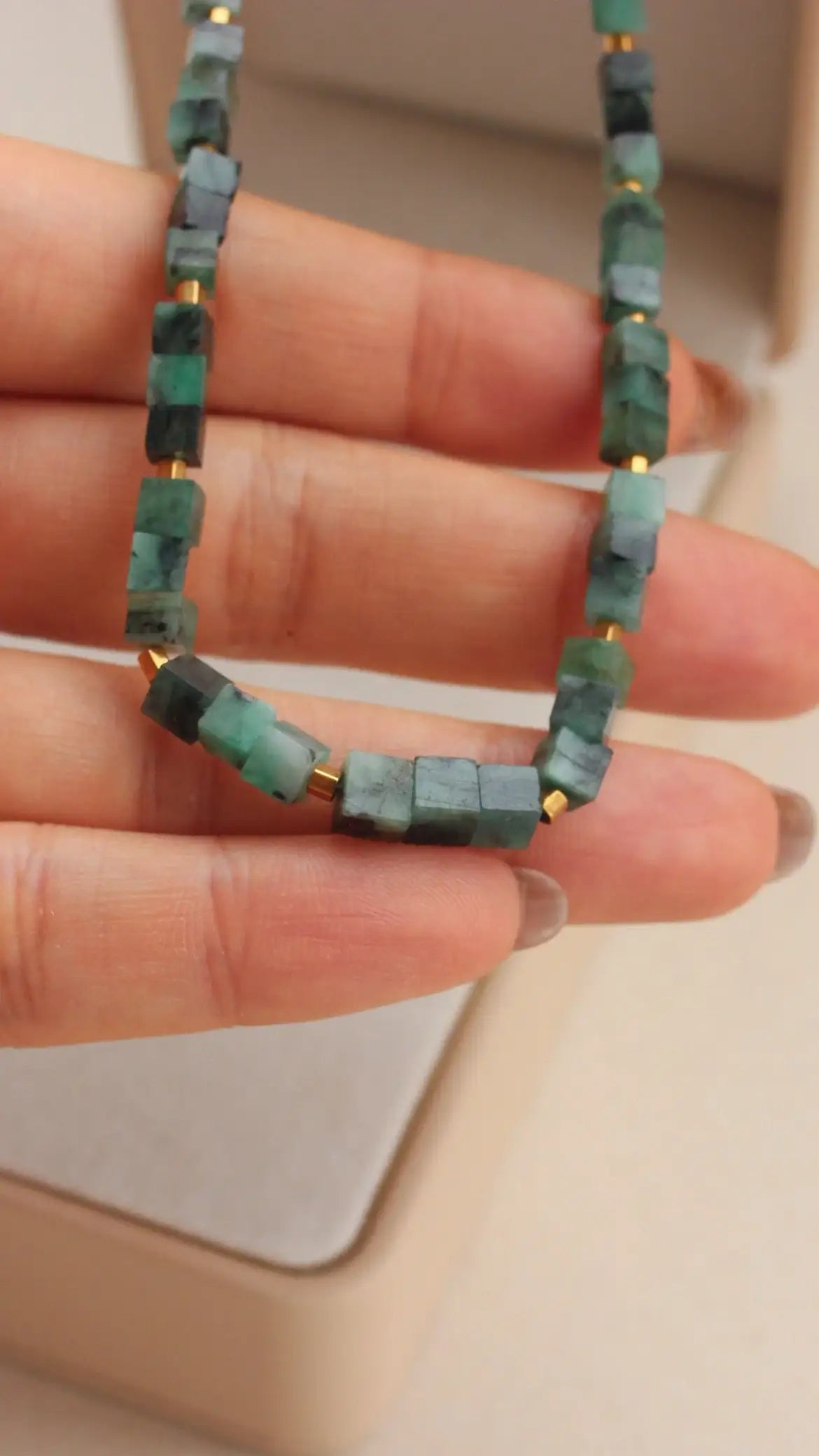 Colar Seiva | Esmeraldas | Ouro 18k