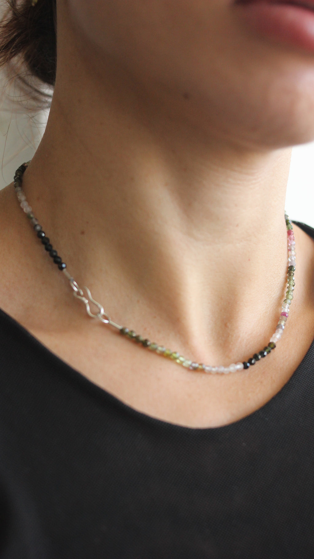 Colar Cleo | Turmalinas | Linha Prata