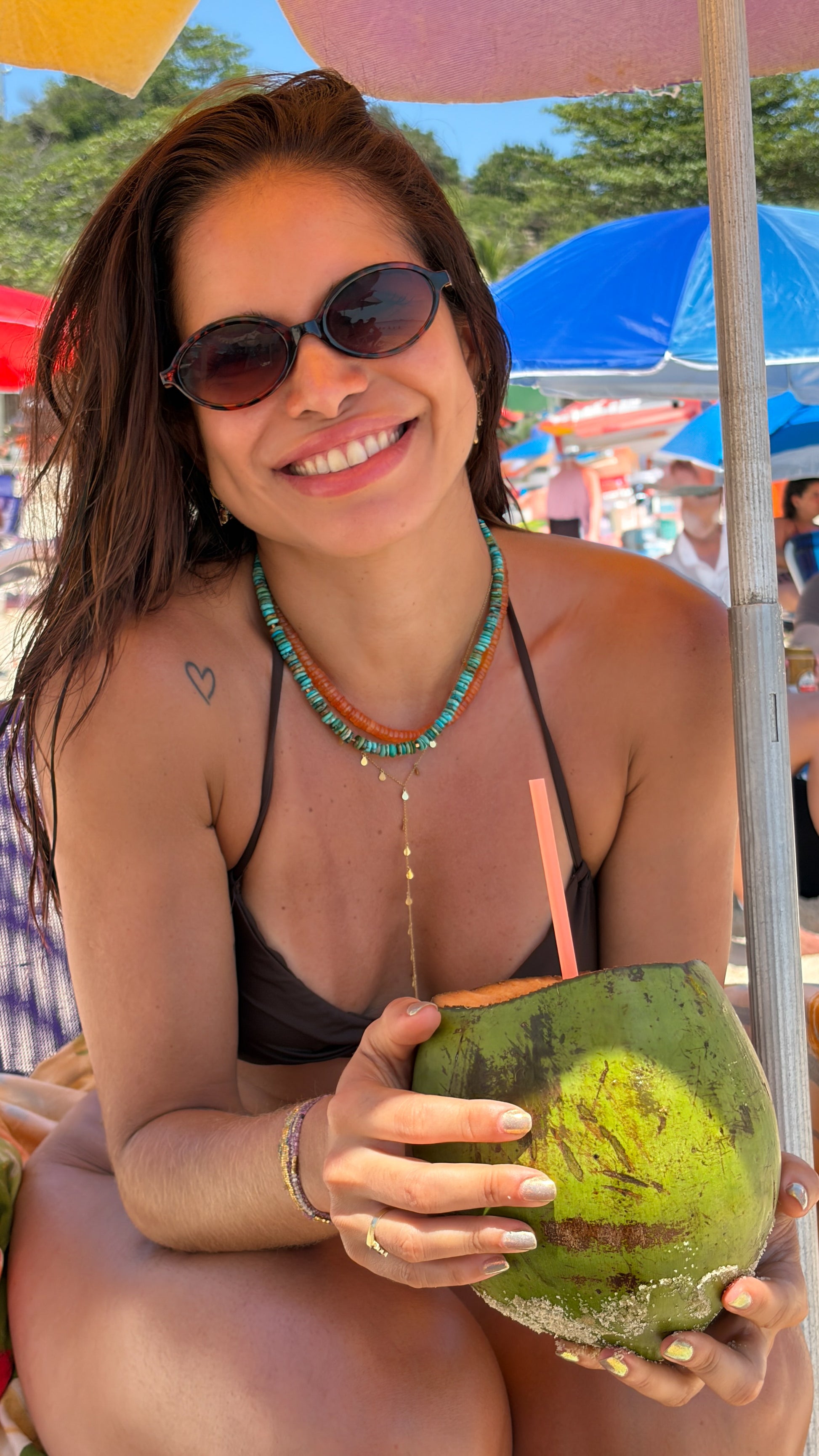 Colar Cornalina | Linha Prata