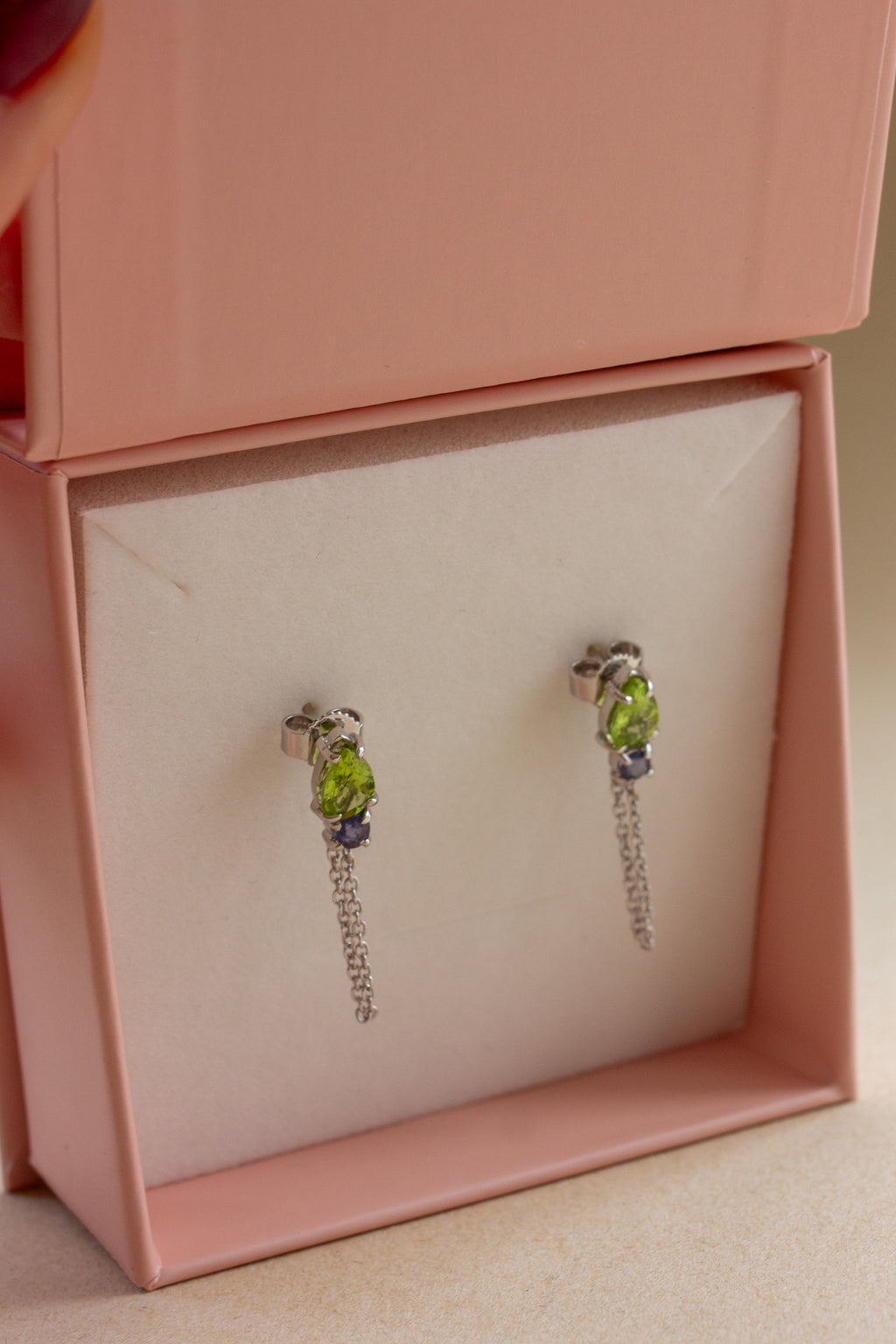 Brinco Lídia | Peridoto & Iolitas